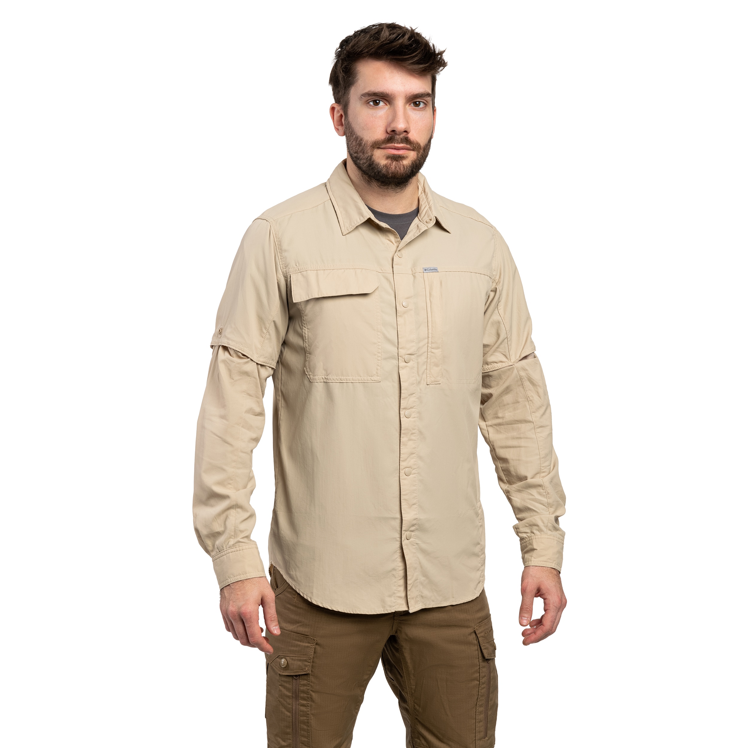 Cорочка Columbia Skien Valley Long Sleeve Insect Shield - Ancient Fossil