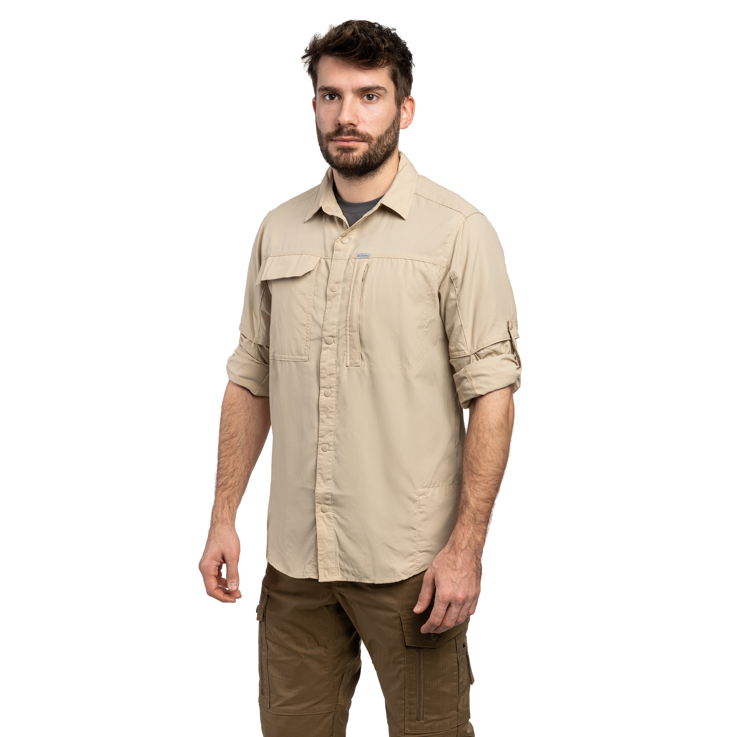 Cорочка Columbia Skien Valley Long Sleeve Insect Shield - Ancient Fossil