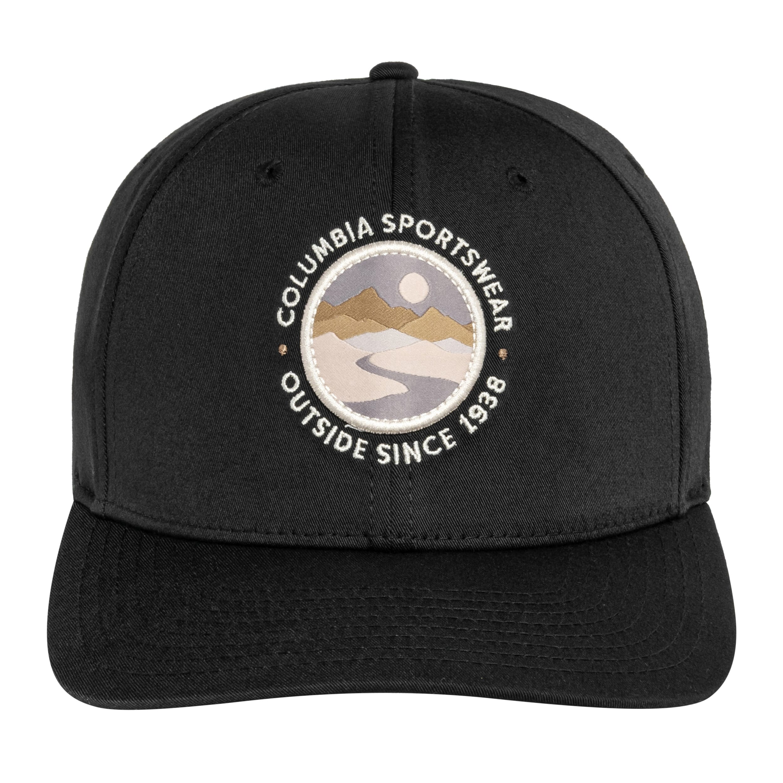 Czapka z daszkiem Columbia Lost Lager 3D Stretch Snapback - Black/Landscape Circle