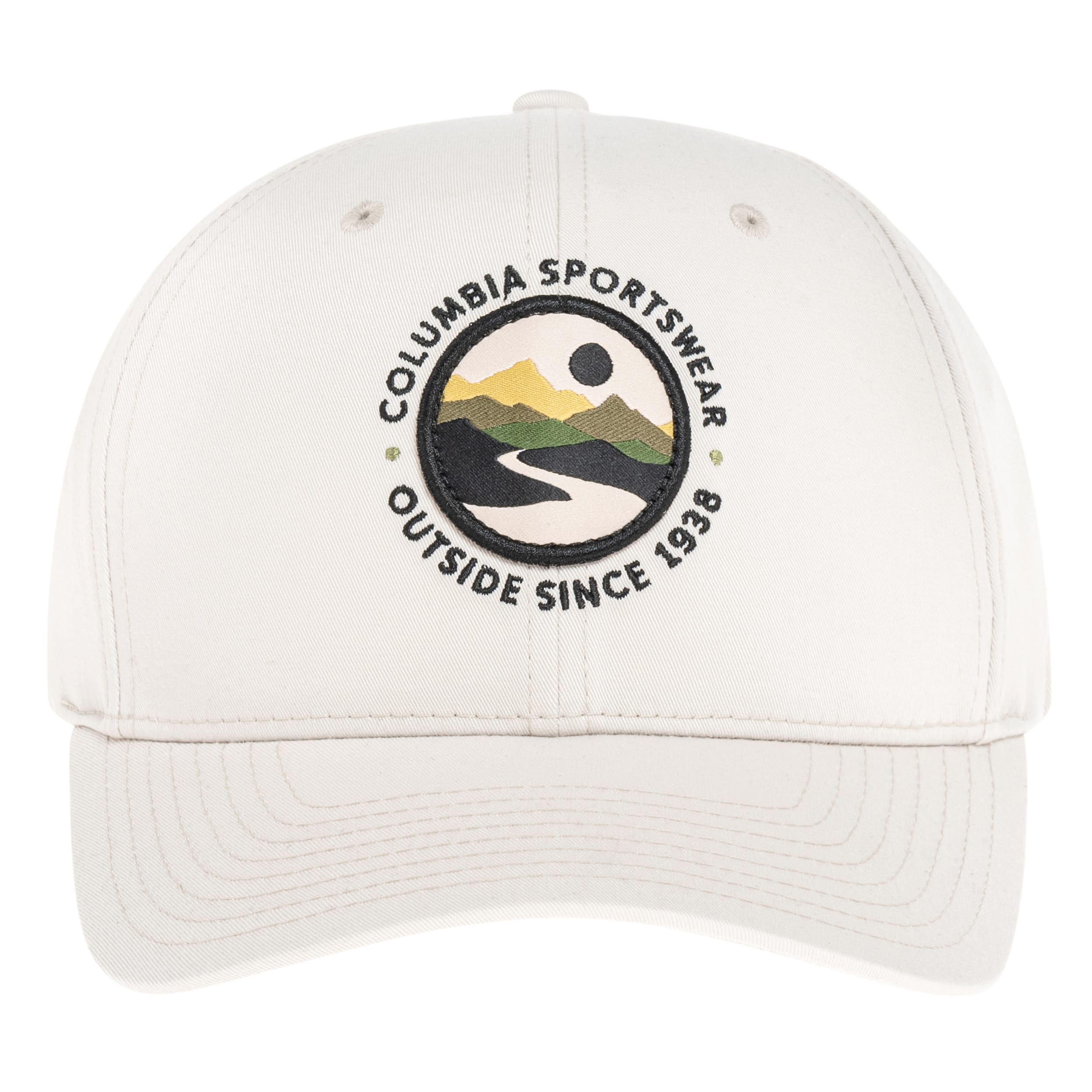 Czapka z daszkiem Columbia Lost Lager 3D Stretch Snapback - Dark Stone/Landscape Circle