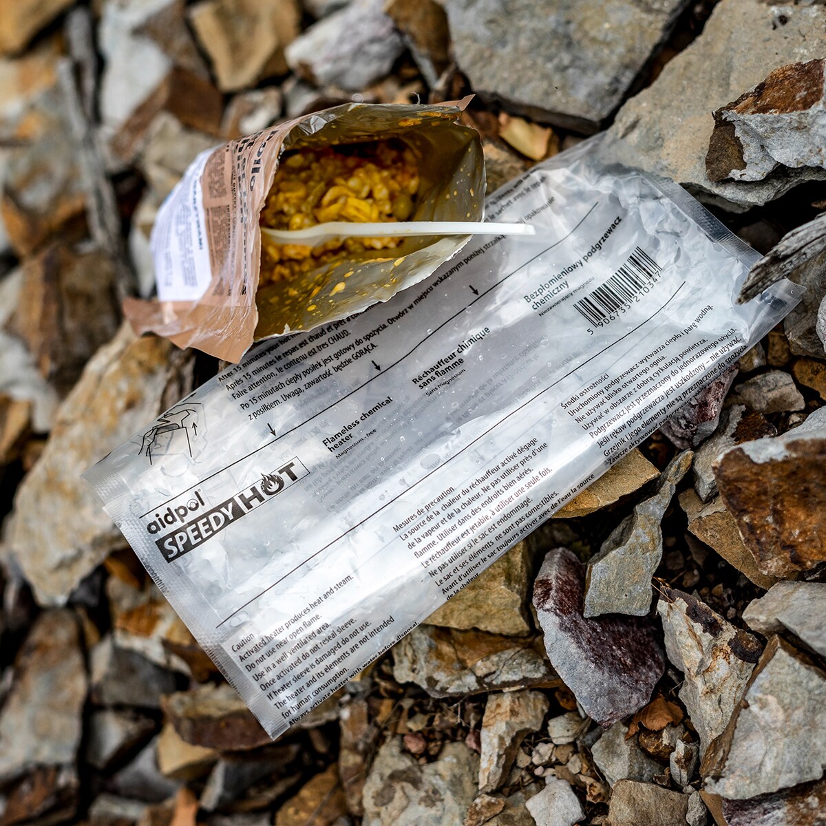 Bezpłomieniowy podgrzewacz do posiłków Aidpol Speedy Hot Single - 3 szt.