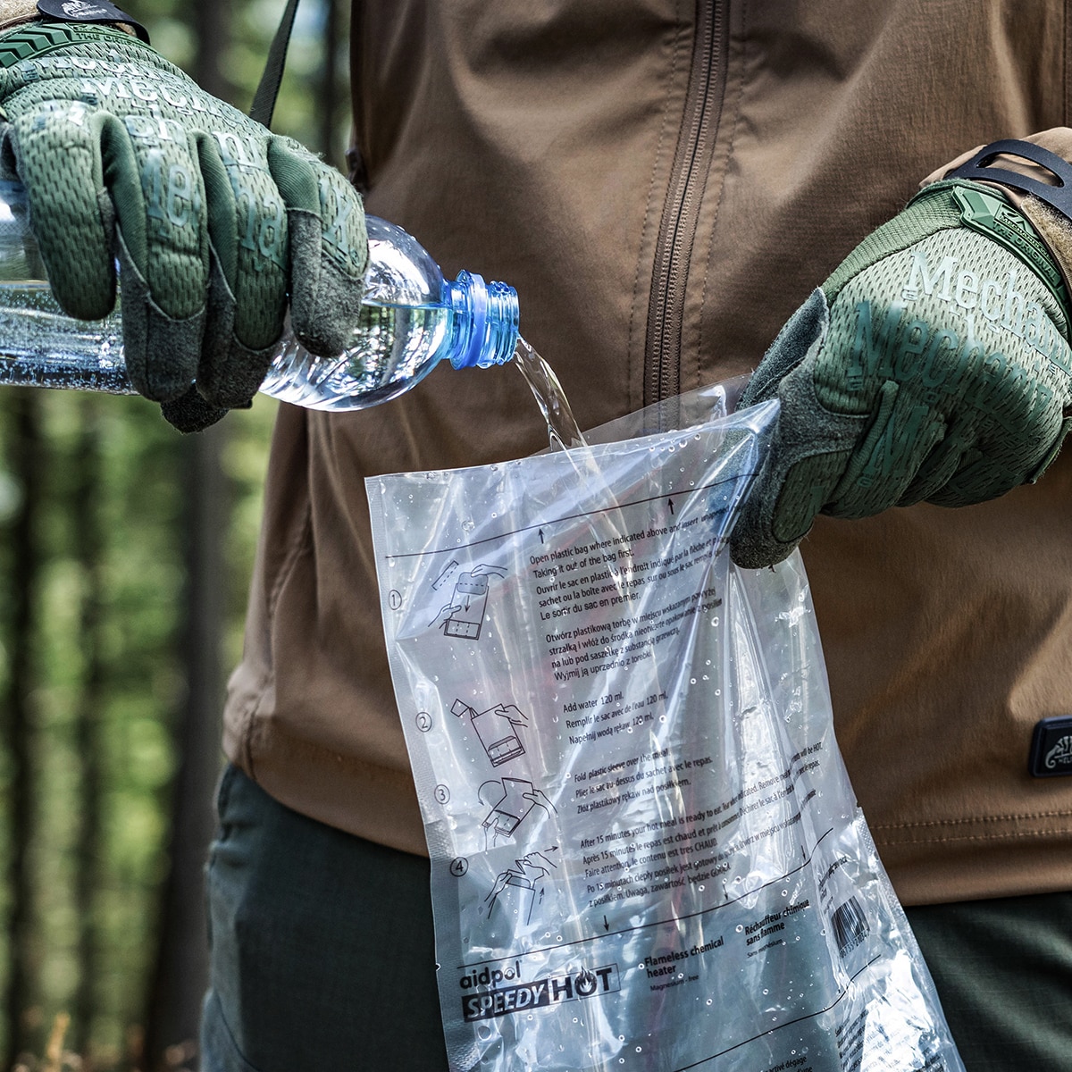 Bezpłomieniowy podgrzewacz do posiłków Aidpol Speedy Hot Single - 3 szt.