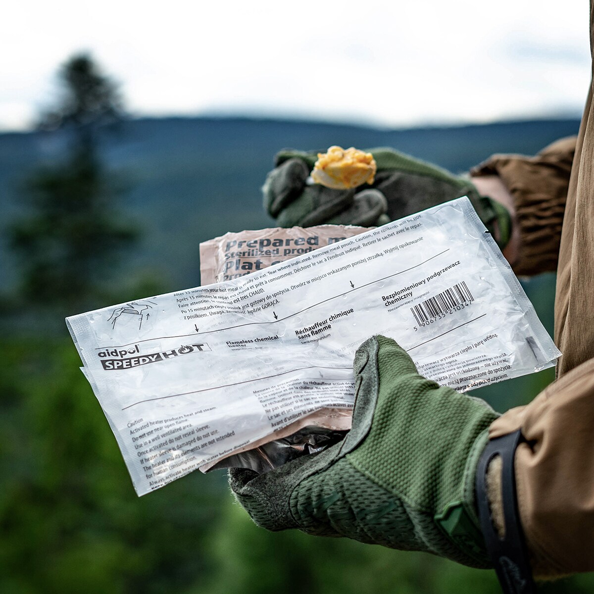 Bezpłomieniowy podgrzewacz do posiłków Aidpol Speedy Hot Single - 3 szt.