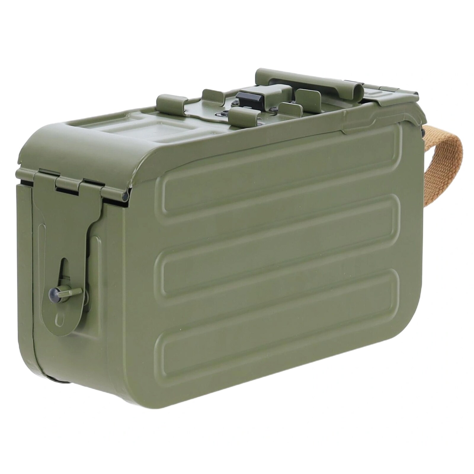 Magazynek pudełkowy ASG Specna Arms x A&K do replik PKM elektryczny Olive - 5000 kulek