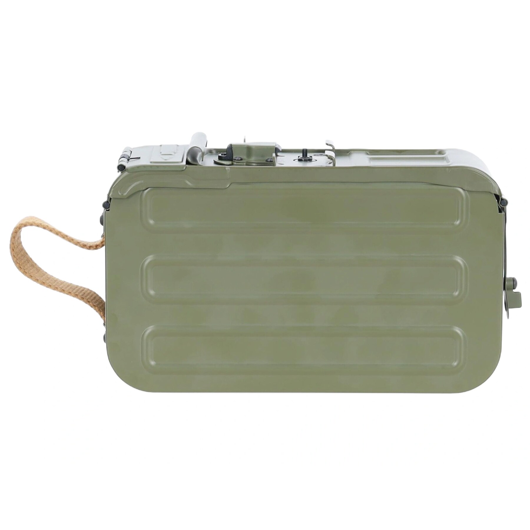 Magazynek pudełkowy ASG Specna Arms x A&K do replik PKM elektryczny Olive - 5000 kulek