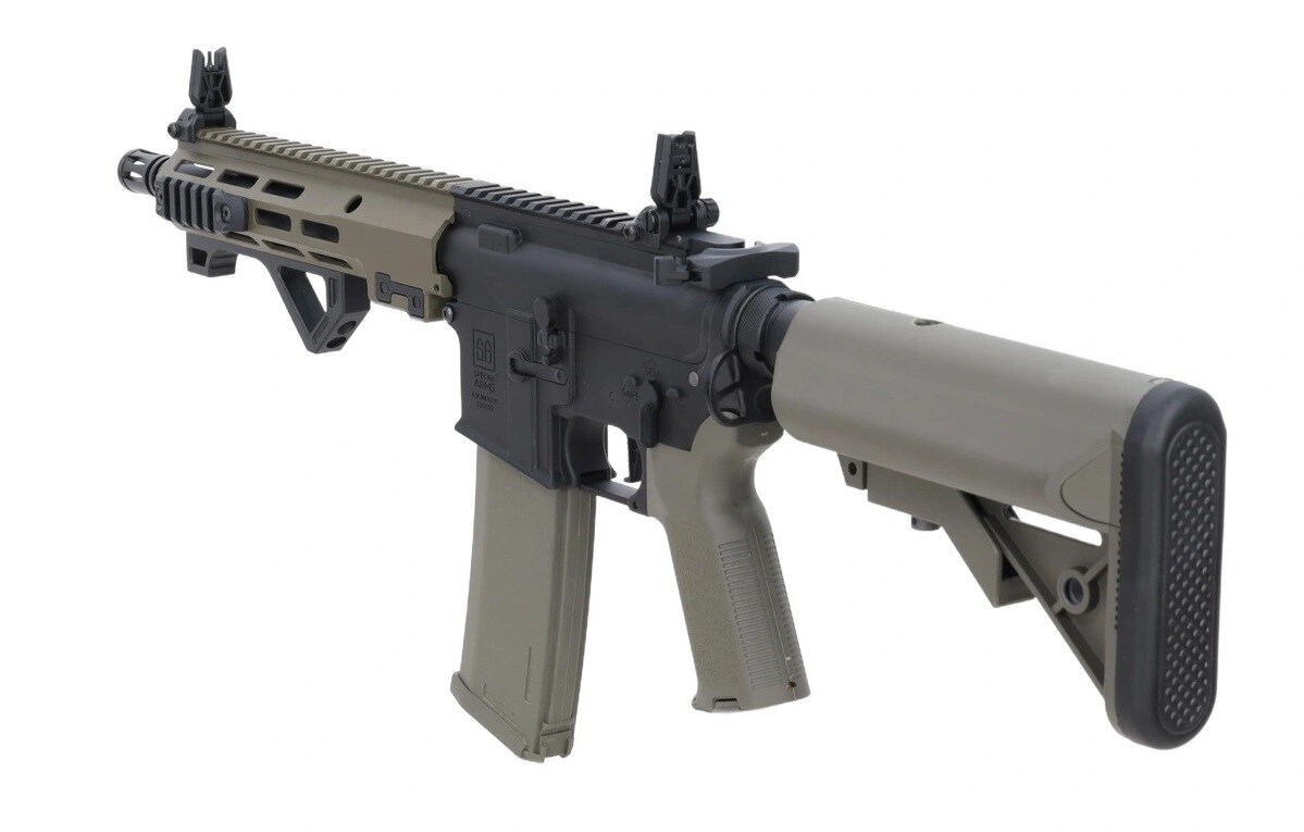 Karabinek szturmowy AEG Specna Arms SA-P23 Prime BLDC Aster II ETU - Olive
