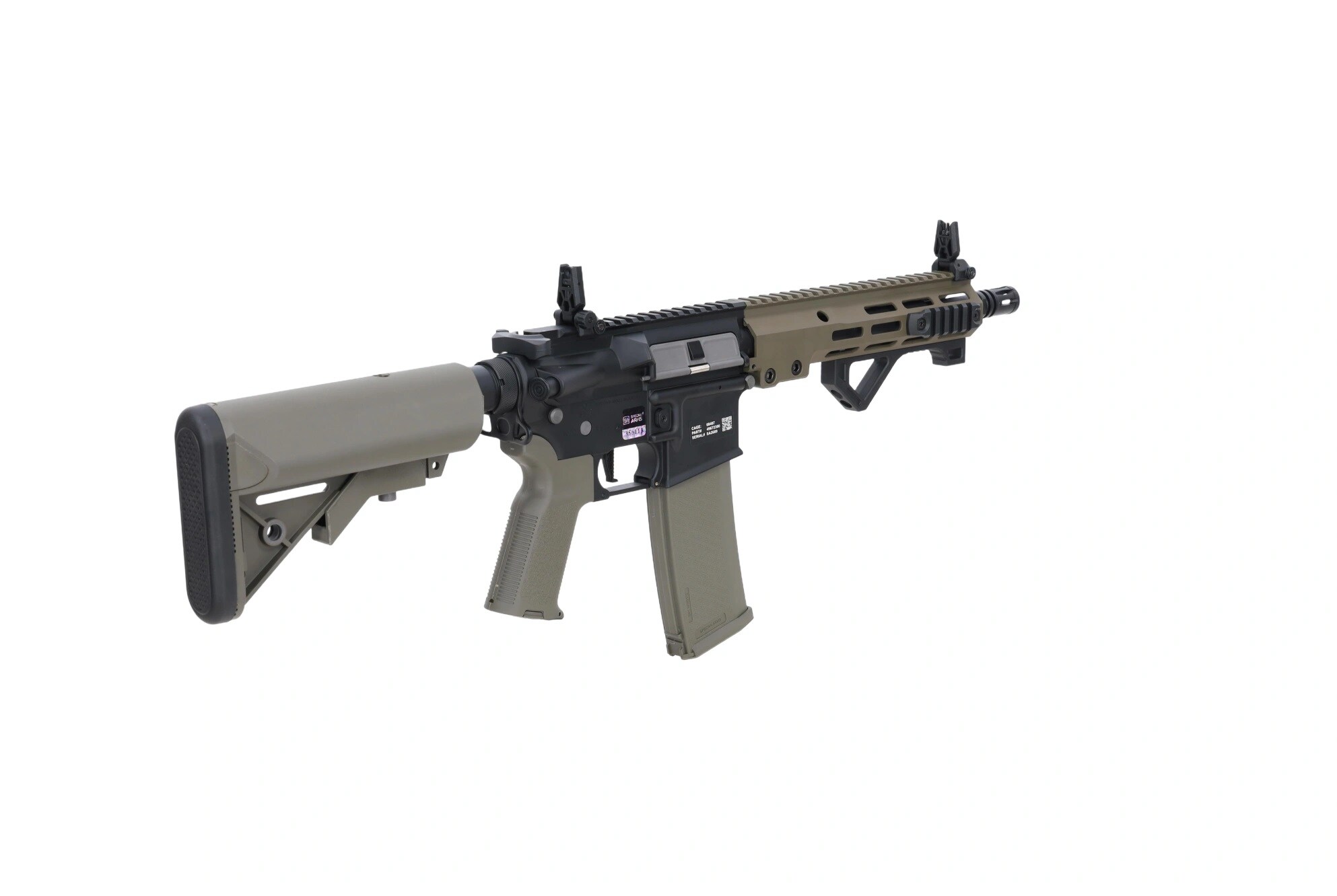 Karabinek szturmowy AEG Specna Arms SA-P23 Prime BLDC Aster II ETU - Olive