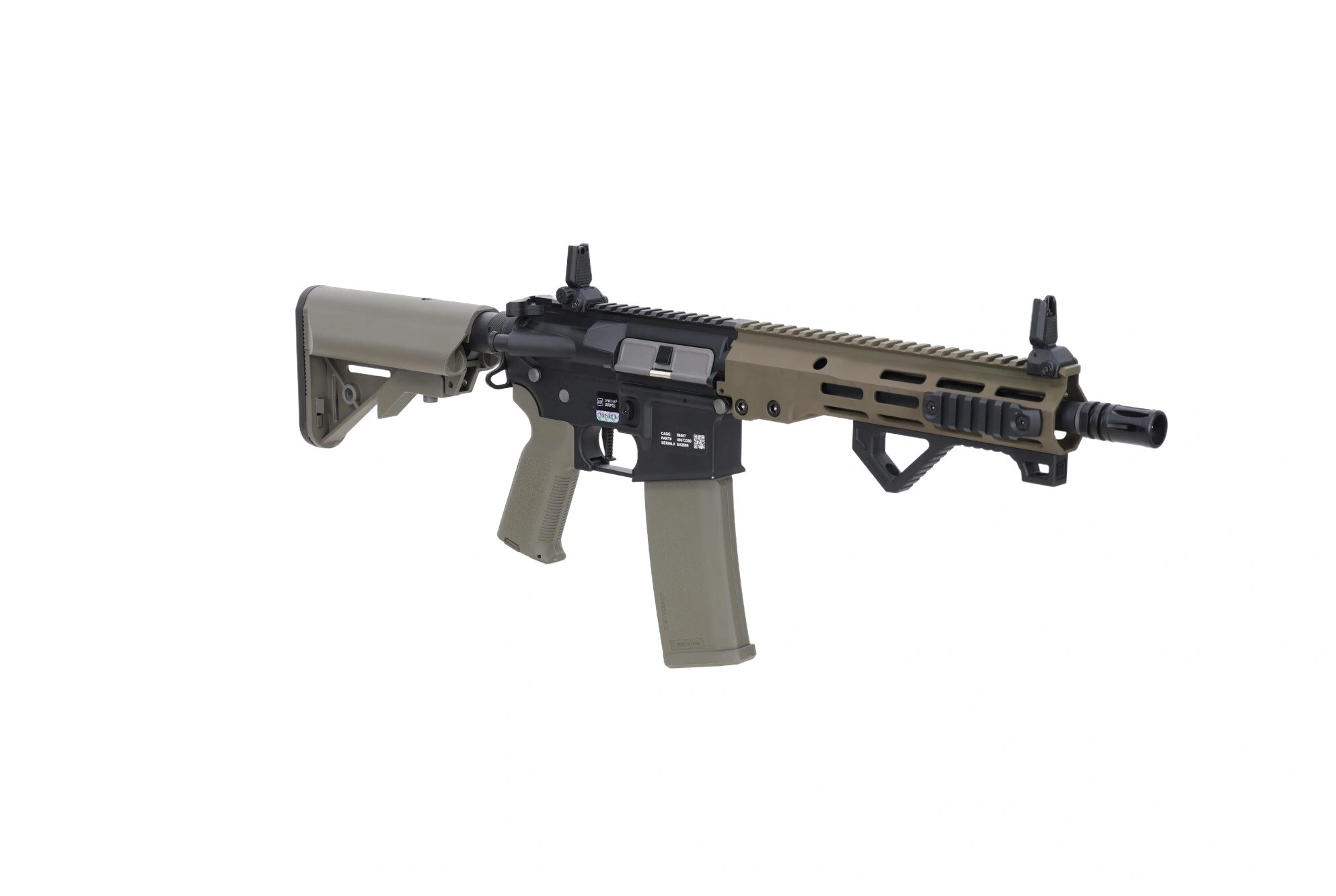 Karabinek szturmowy AEG Specna Arms SA-P23 Prime BLDC Aster II ETU - Olive