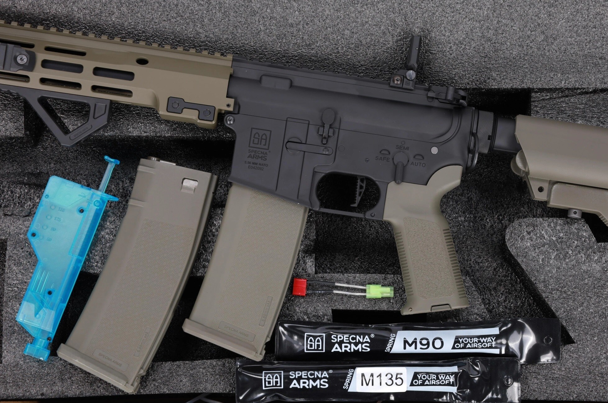 Karabinek szturmowy AEG Specna Arms SA-P23 Prime BLDC Aster II ETU - Olive