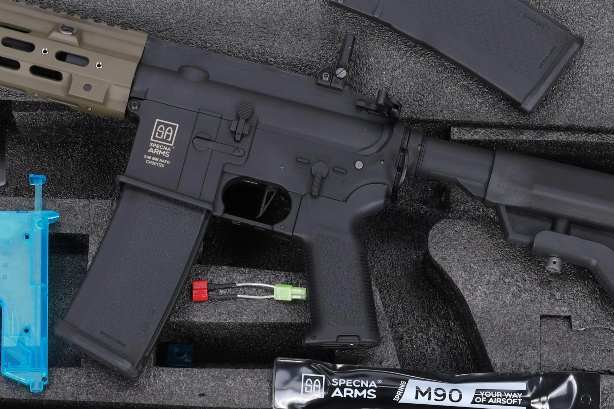 Karabinek szturmowy AEG Specna Arms SA-CH30 CORE HAL ETU Gen.2 - Olive