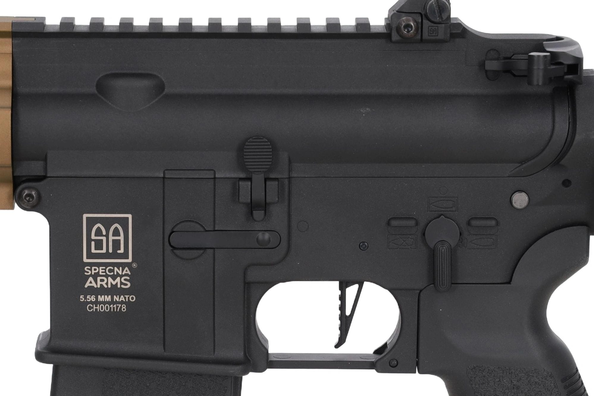 Karabinek szturmowy AEG Specna Arms SA-CH30 CORE HAL ETU Gen.2 - Chaos Bronze