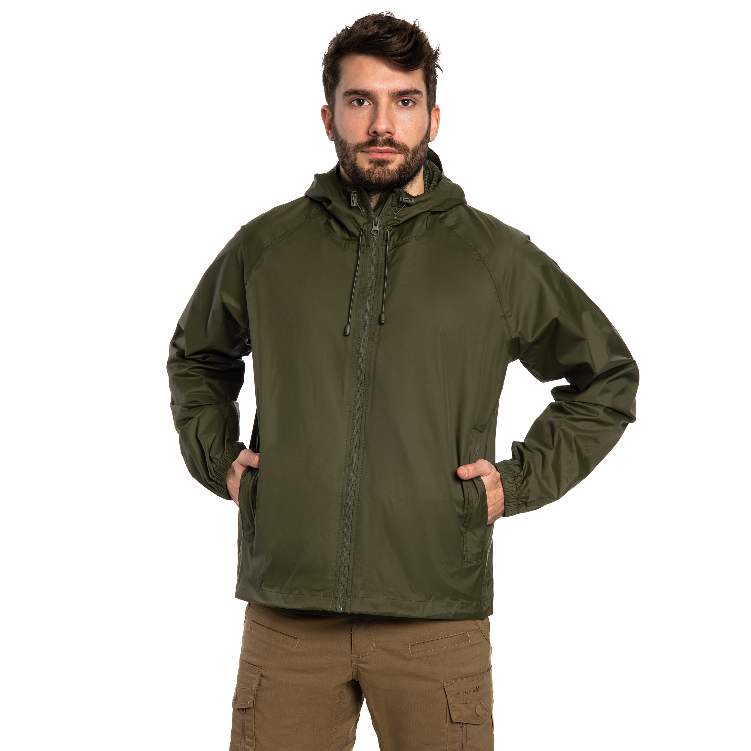 Kurtka Mil-Tec Wet Weather Jacket Quickpack - Olive Drab