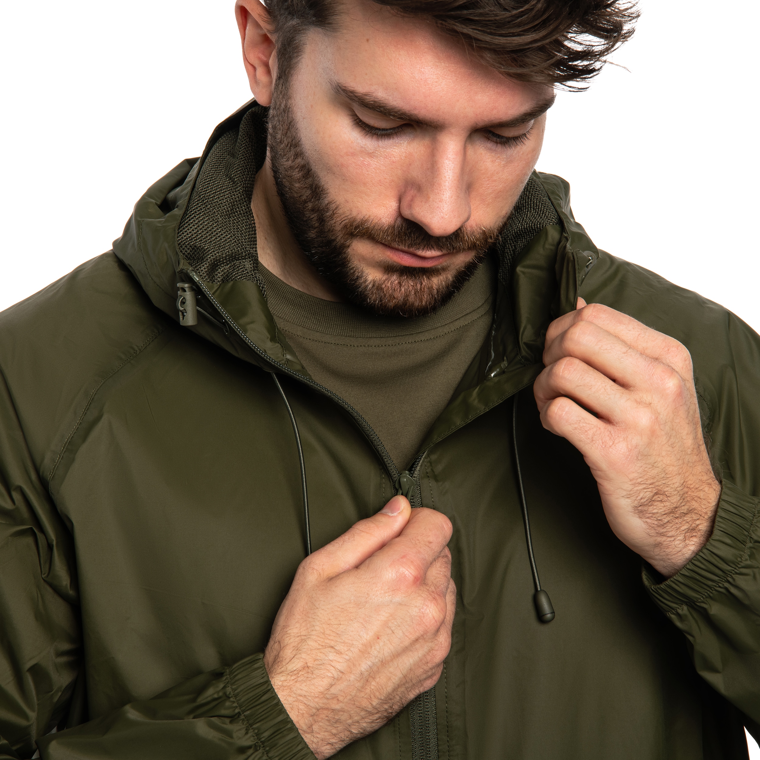 Kurtka Mil-Tec Wet Weather Jacket Quickpack - Olive Drab