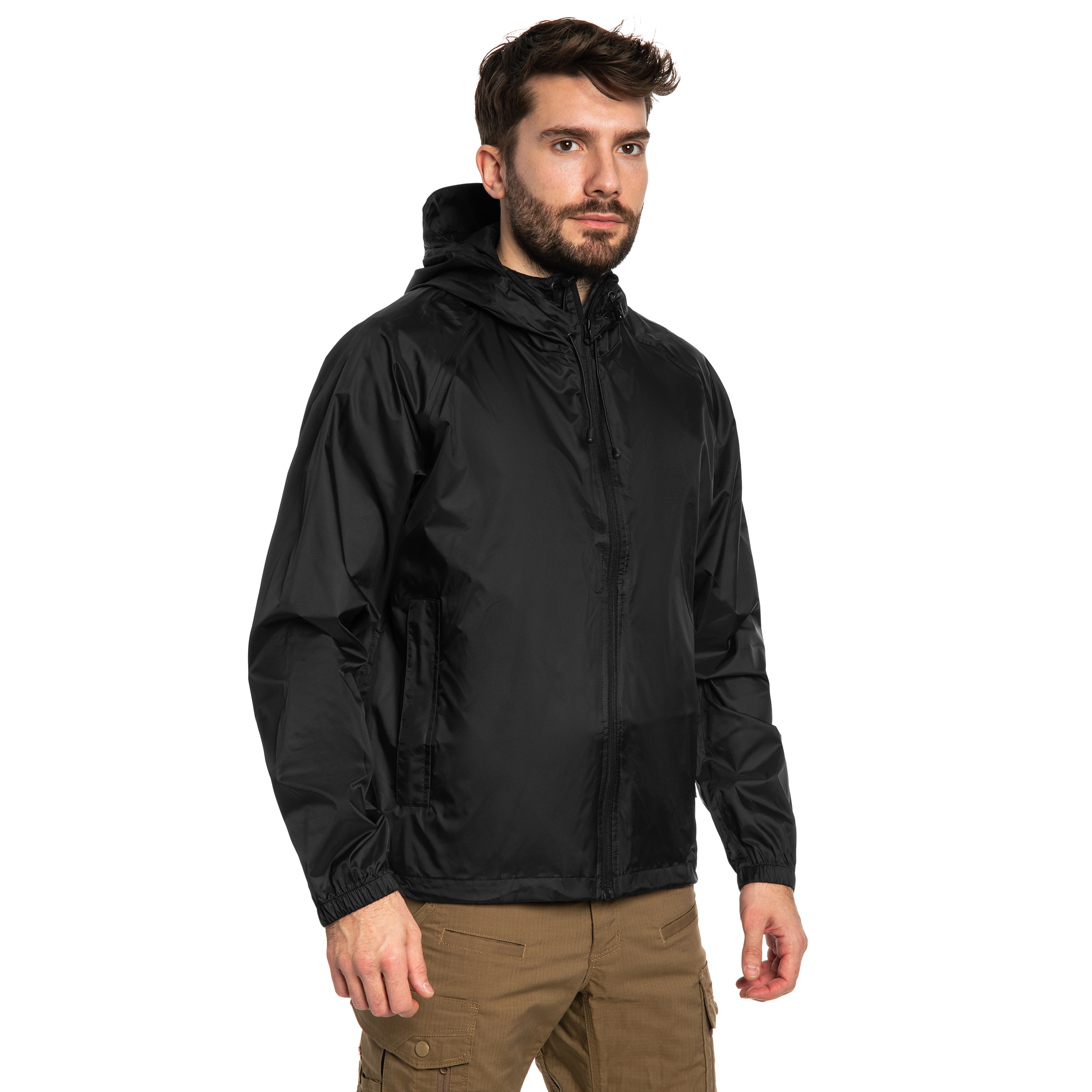 Kurtka Mil-Tec Wet Weather Jacket Quickpack - Black