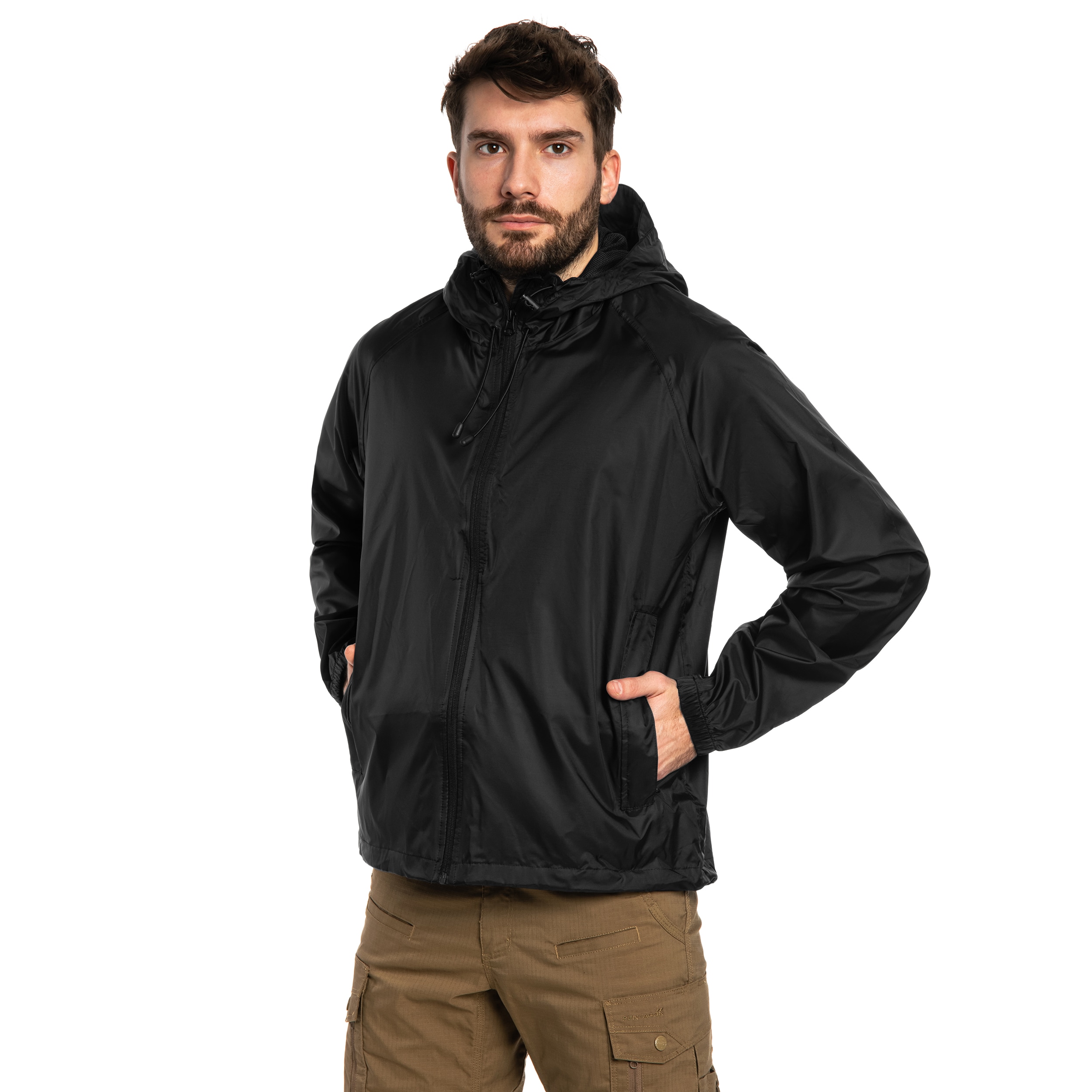Kurtka Mil-Tec Wet Weather Jacket Quickpack - Black
