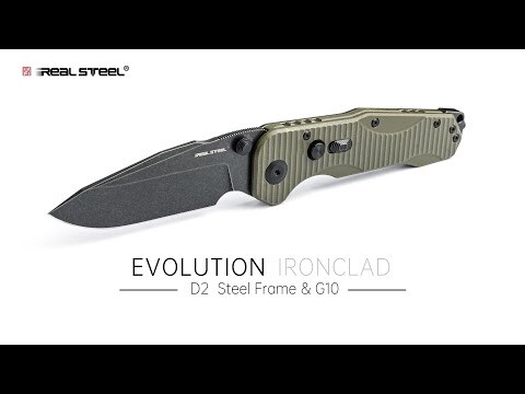 Складаний ніж Real Steel Evolution Ironclad 7912BG - Green