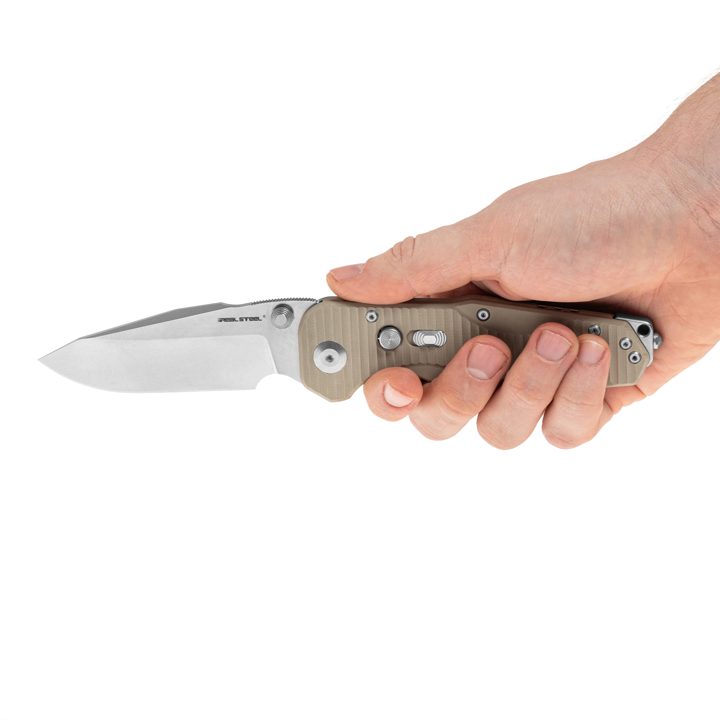 Nóż składany Real Steel Evolution Ironclad 7911SC - Coyote