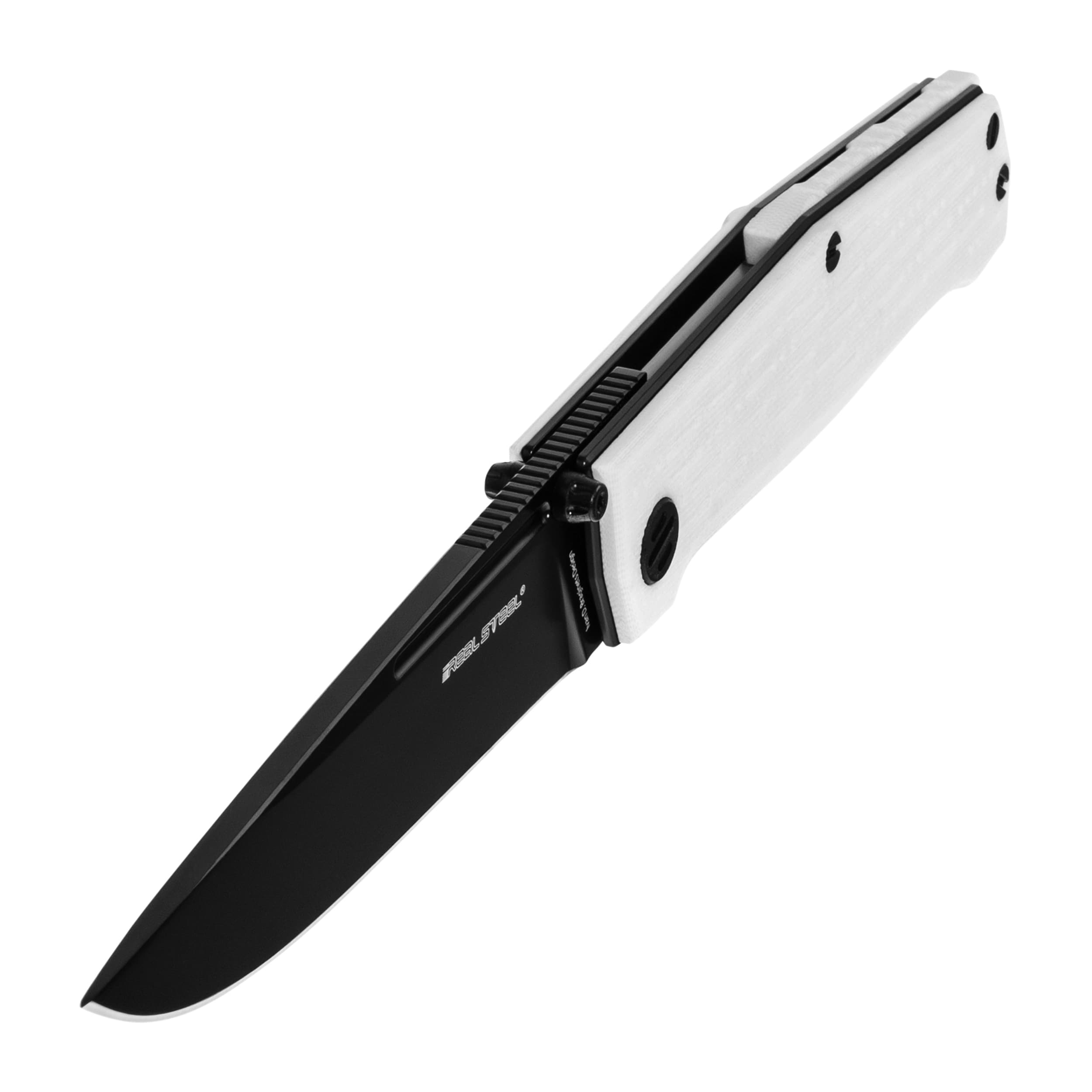 Nóż składany Real Steel Rokot G10 - White