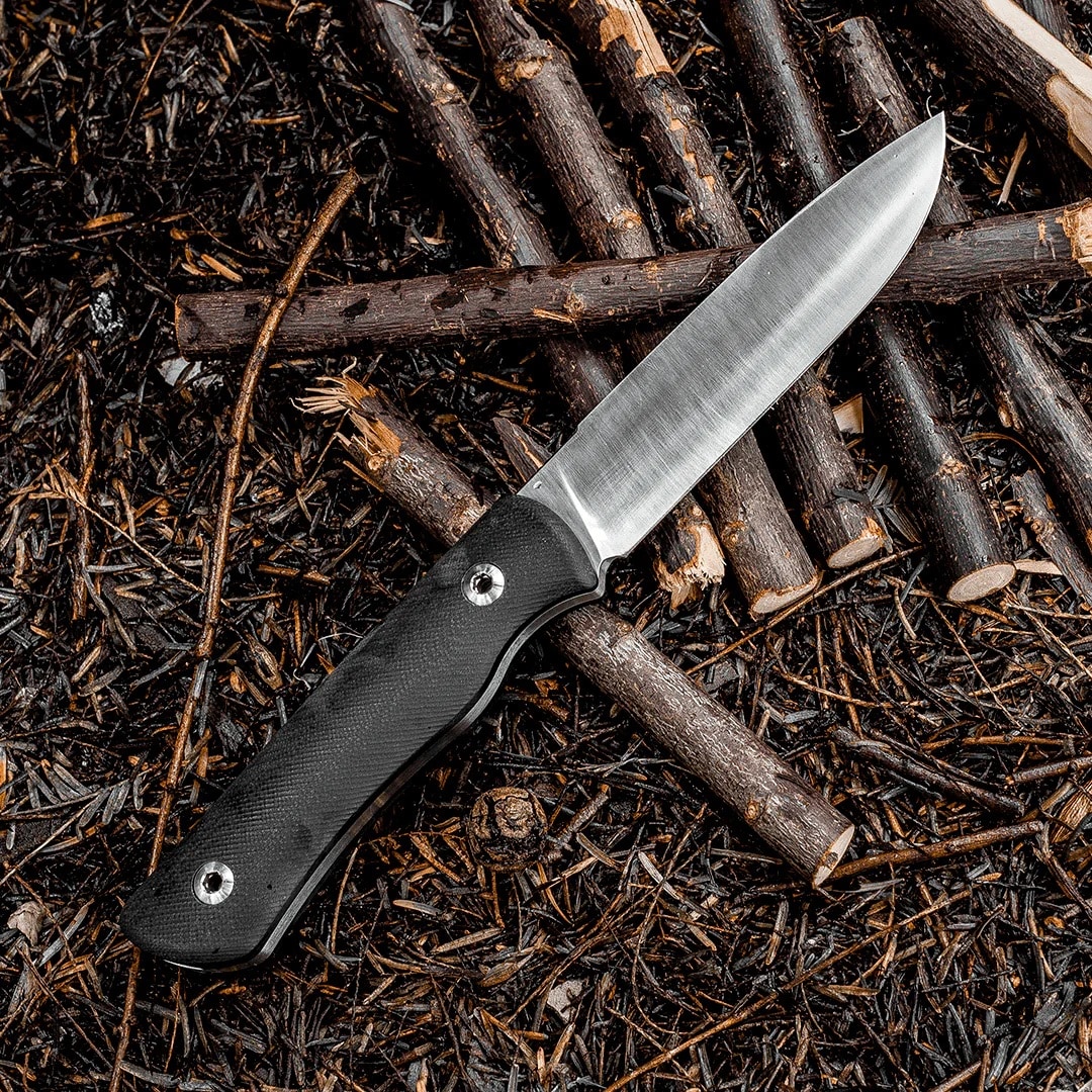 Ніж Real Steel Bushcraft Plus II Convex - Black
