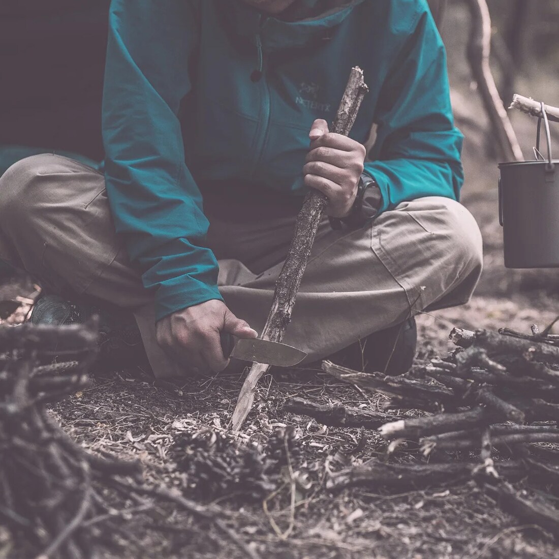 Ніж Real Steel Bushcraft Plus II Convex - Black