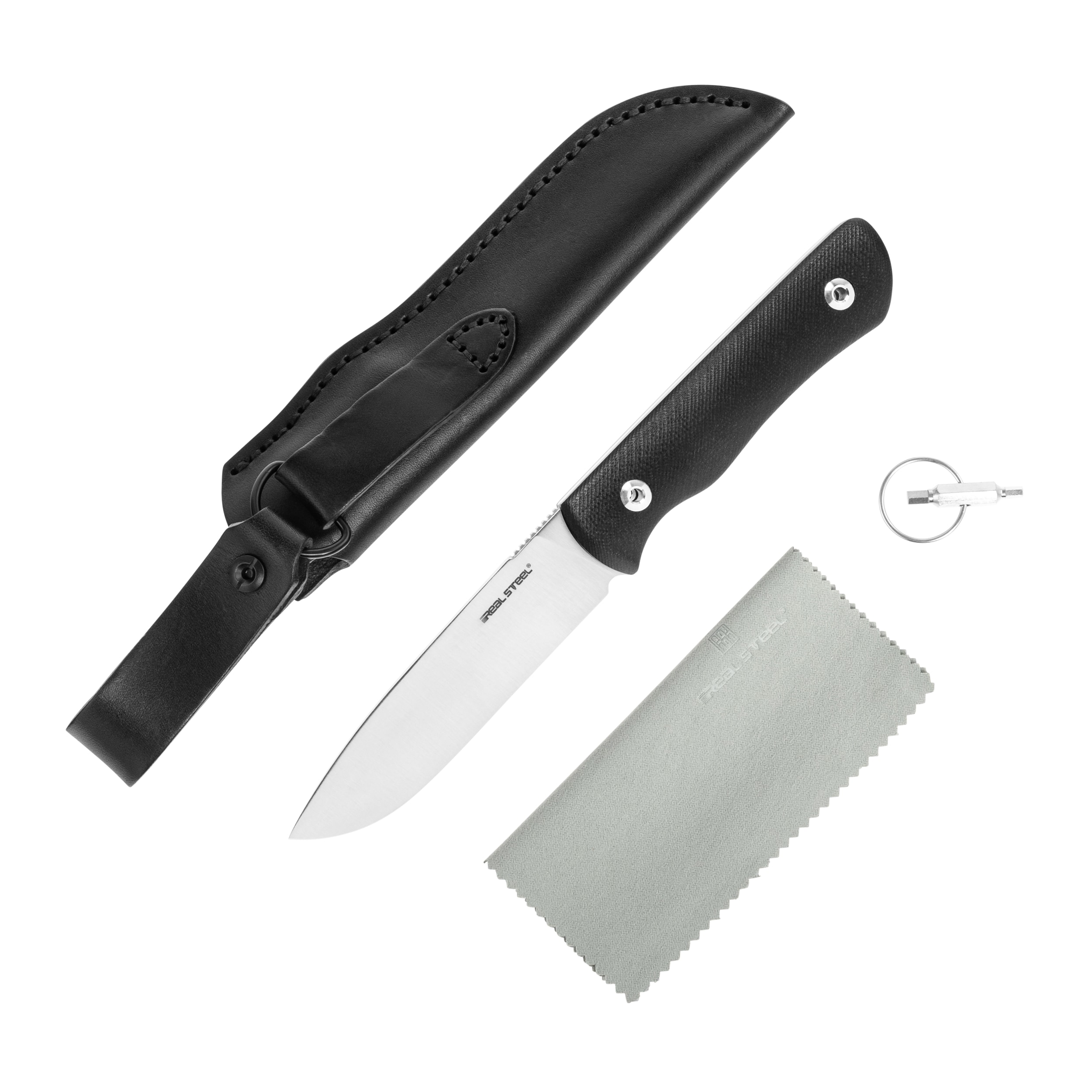 Nóż Real Steel Bushcraft Plus II Convex - Black