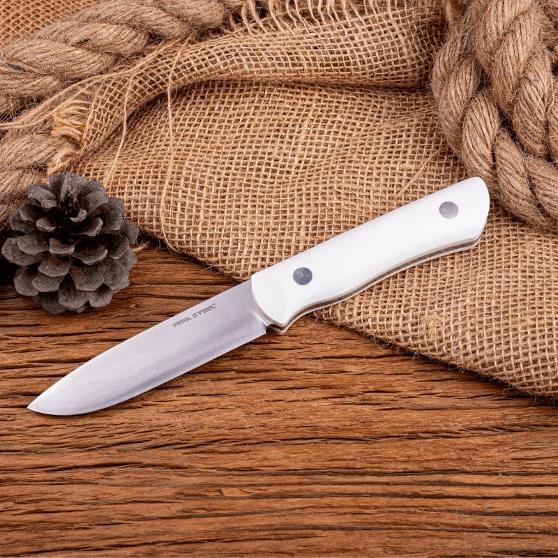 Nóż Real Steel Bushcraft III Convex - White