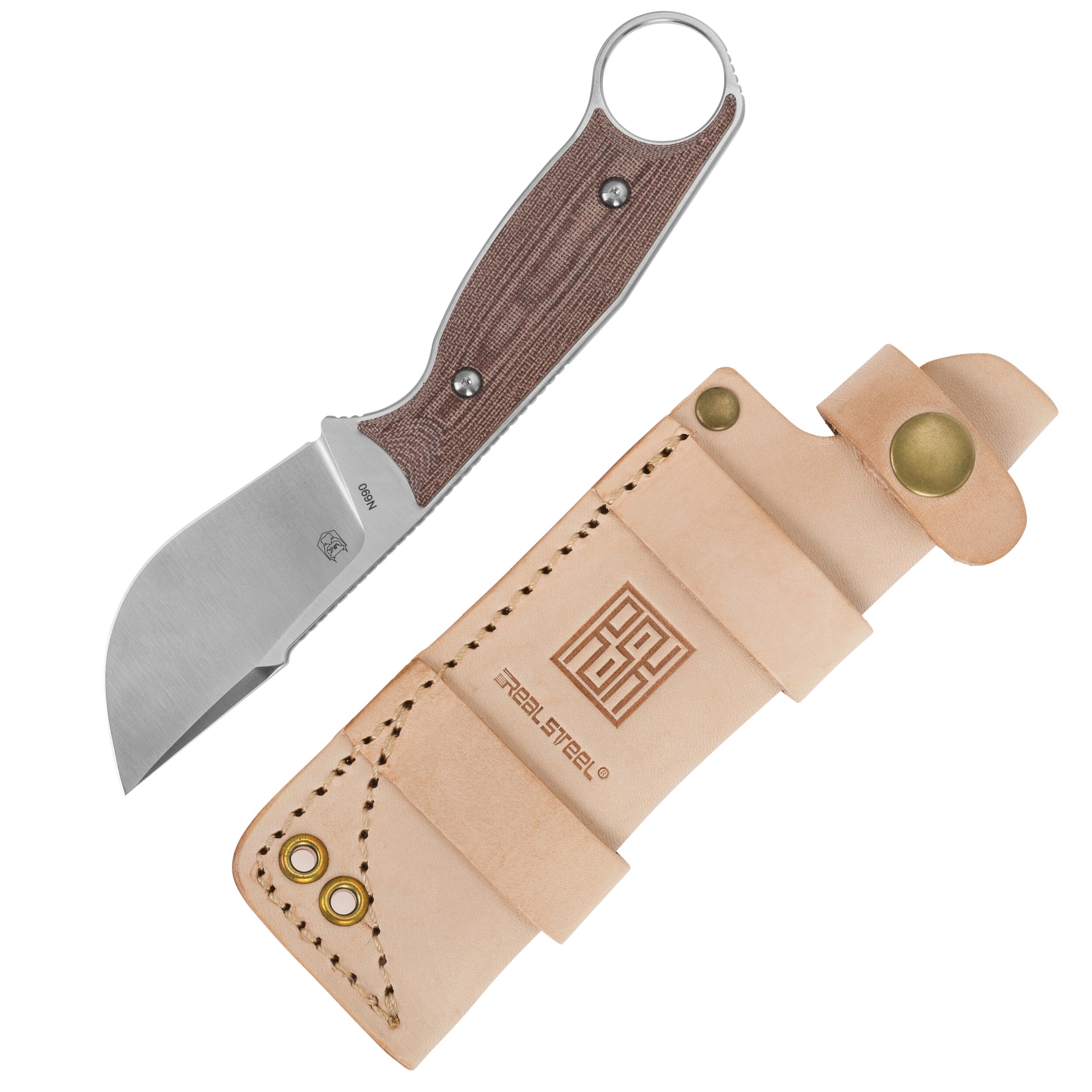 Nóż Real Steel Furrier Skinner Micarta - Red