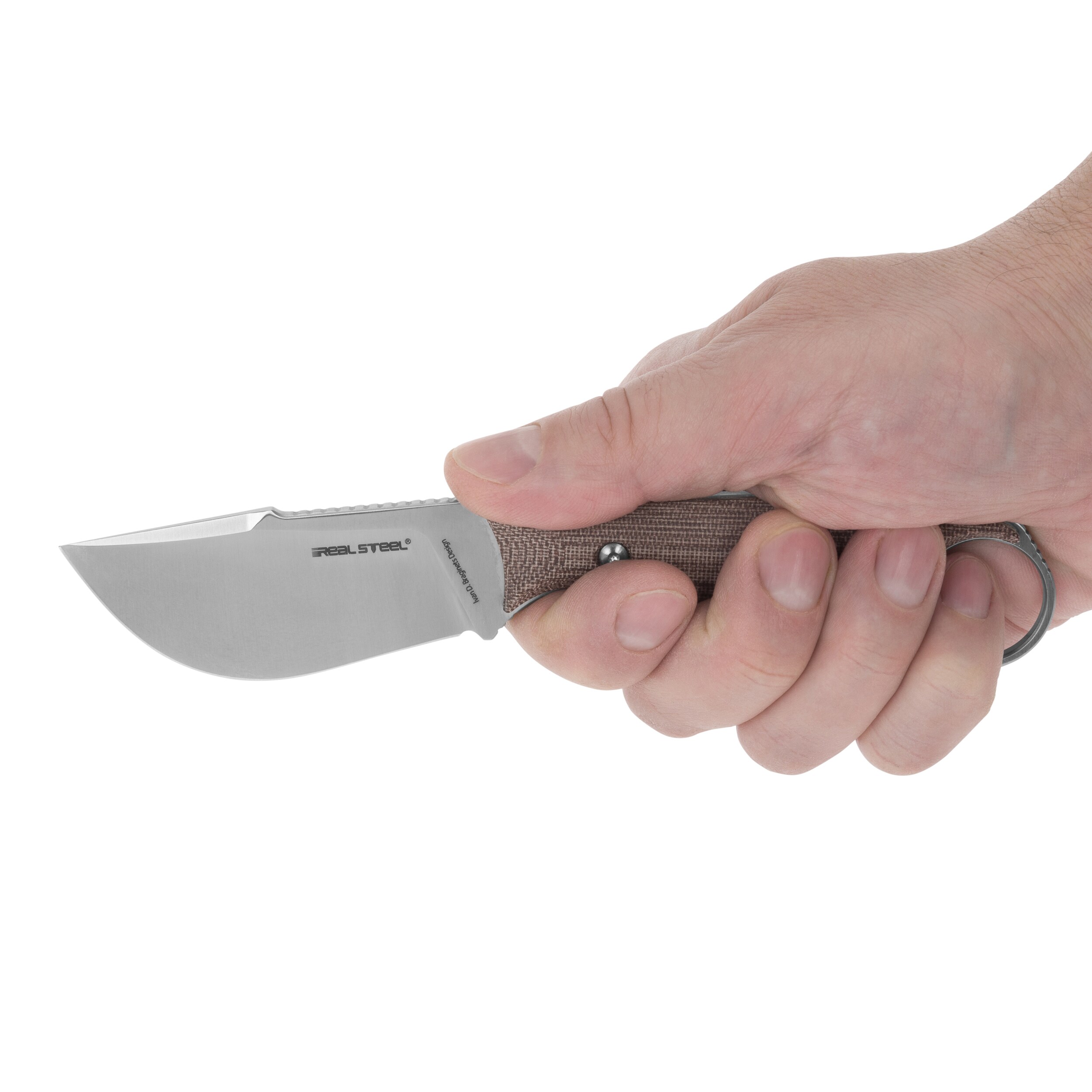 Nóż Real Steel Furrier Skinner Micarta - Red