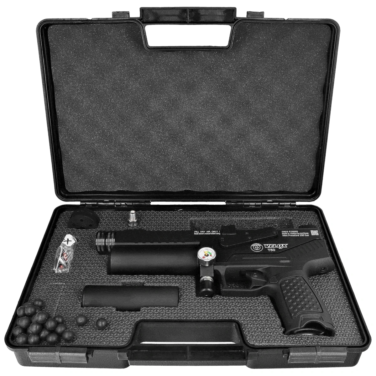 Пістолет PCP RAM Hatsan Velox T50 - Black