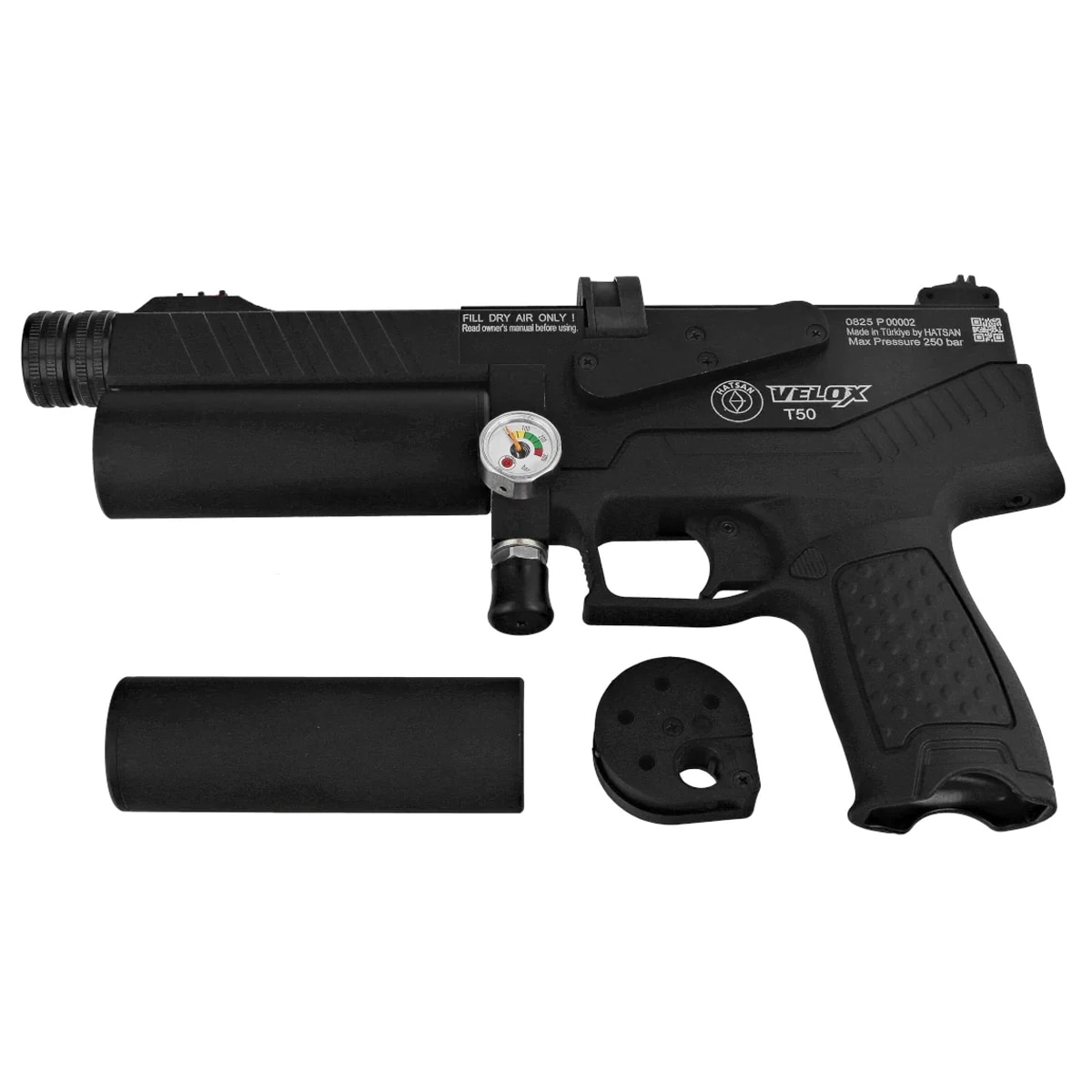 Пістолет PCP RAM Hatsan Velox T50 - Black