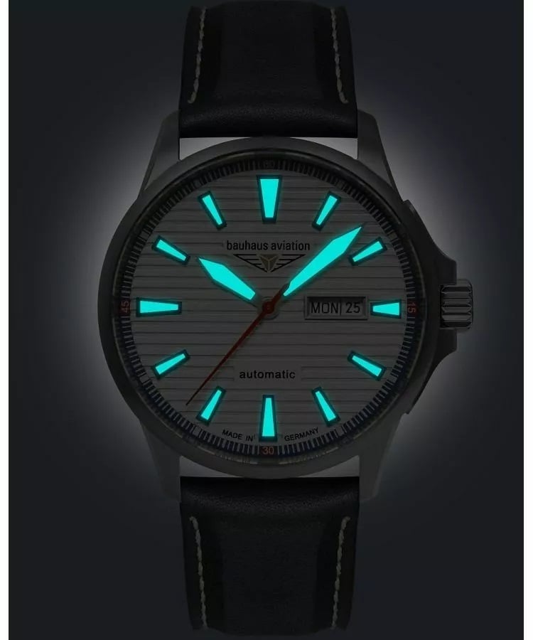 Zegarek Bauhaus Aviation Automatic Titanium 28621