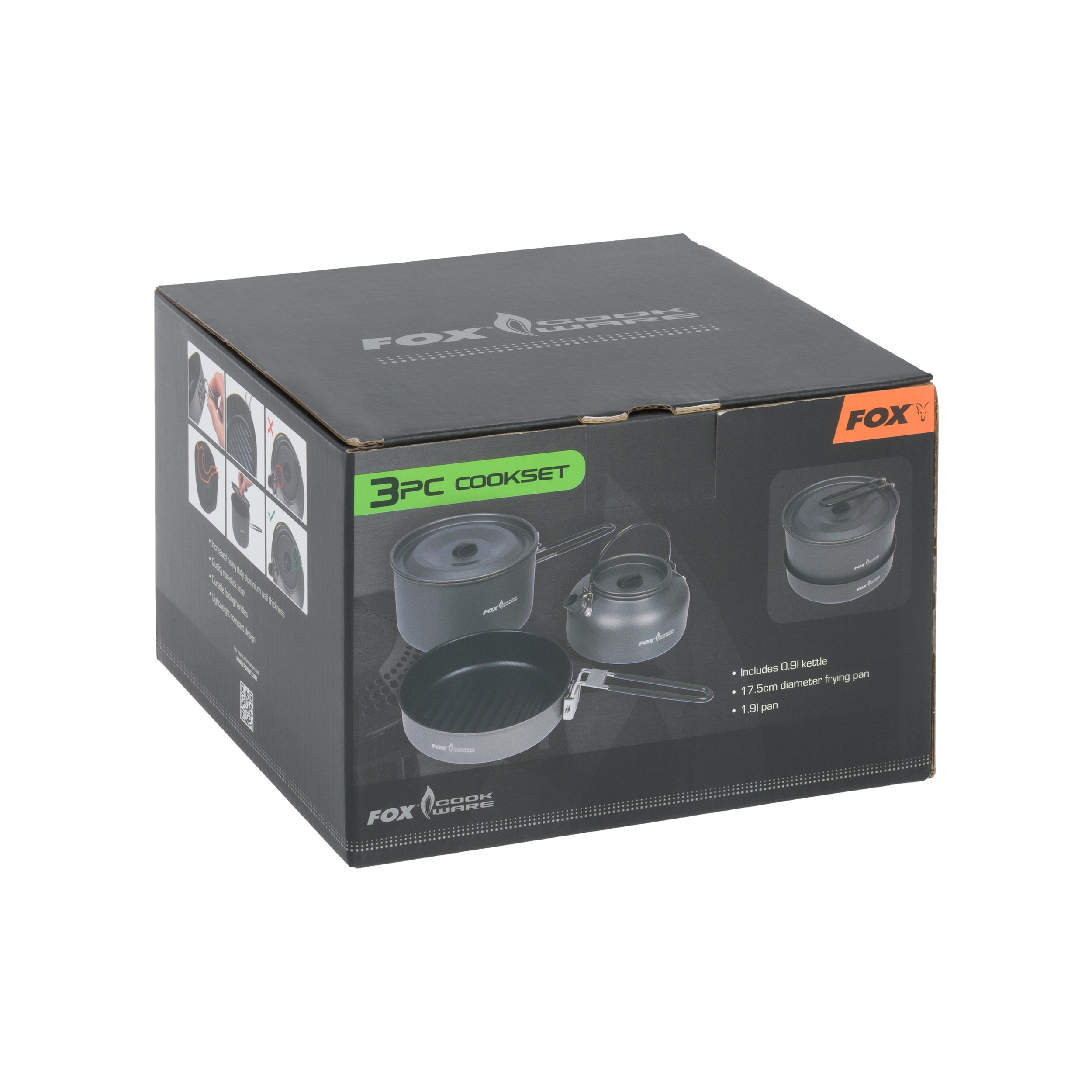 Zestaw naczyń turystycznych Fox Cookware 3 Piece Cook Set