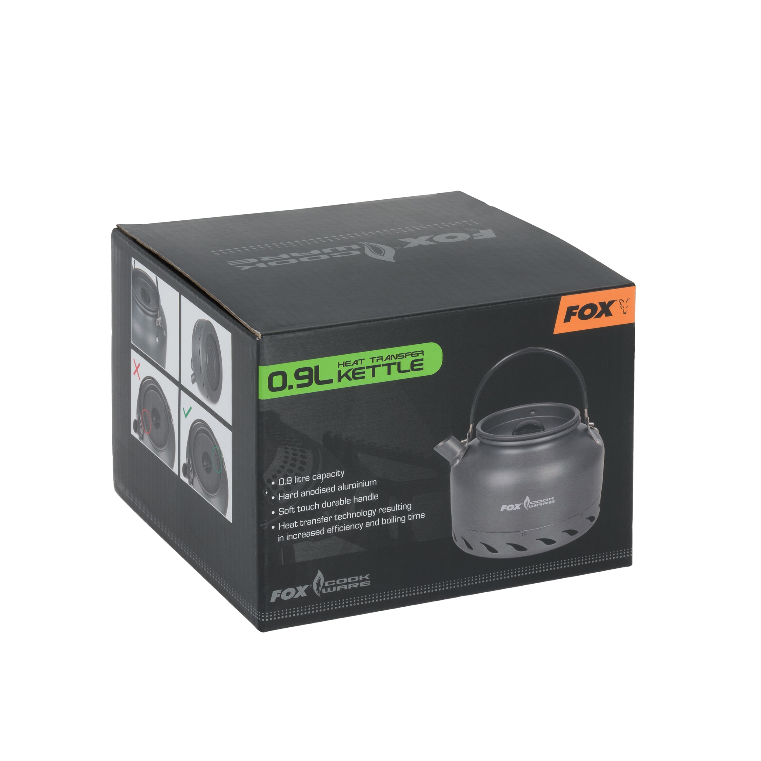 Czajnik turystyczny Fox Cookware Heat Transfer Kettle 0,9 l