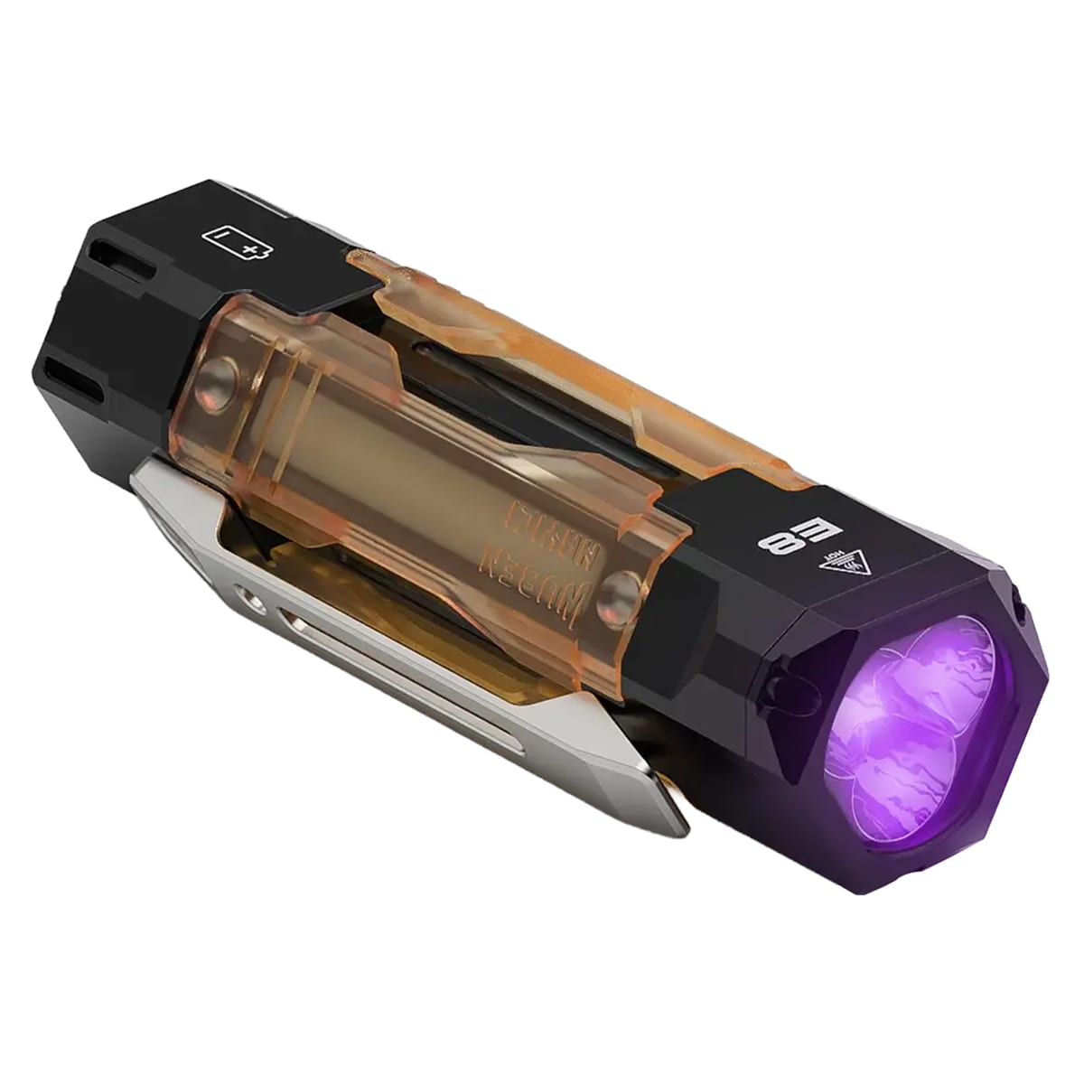 Latarka Wuben E8 Black - 1300 lumenów