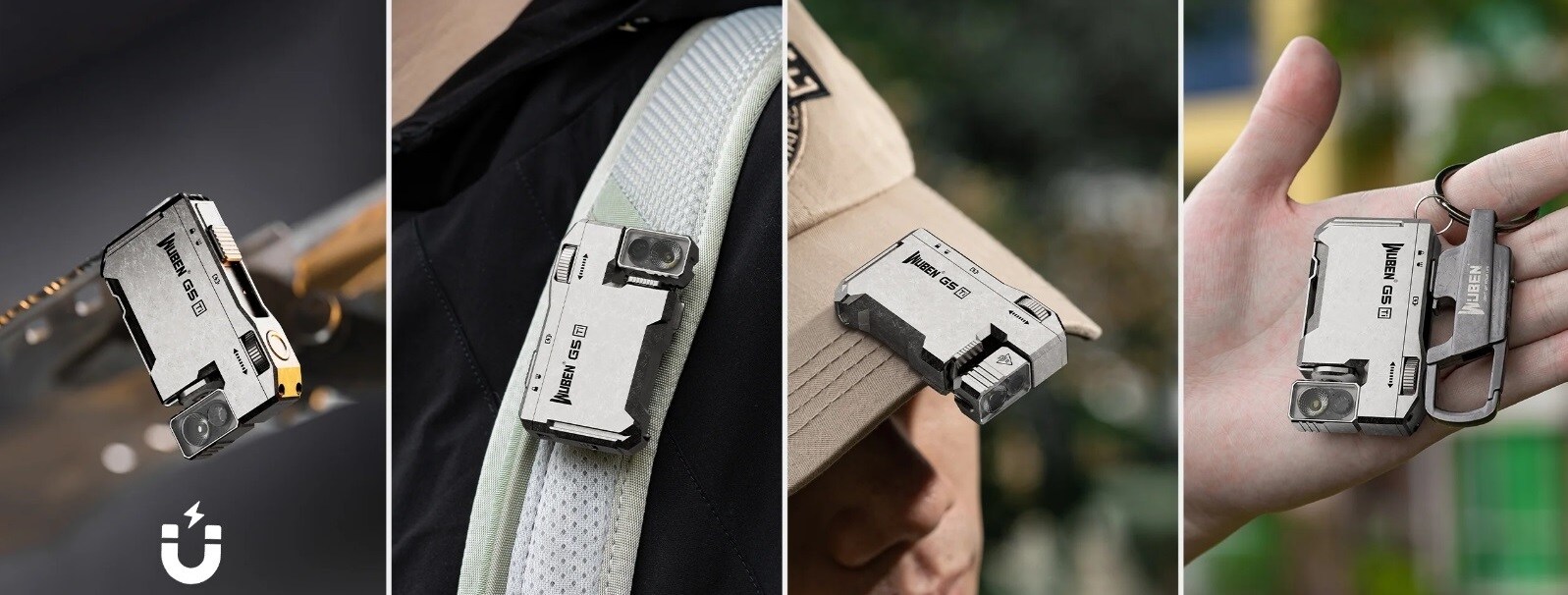 Latarka Wuben G5 Titanium Grey - 400 lumenów