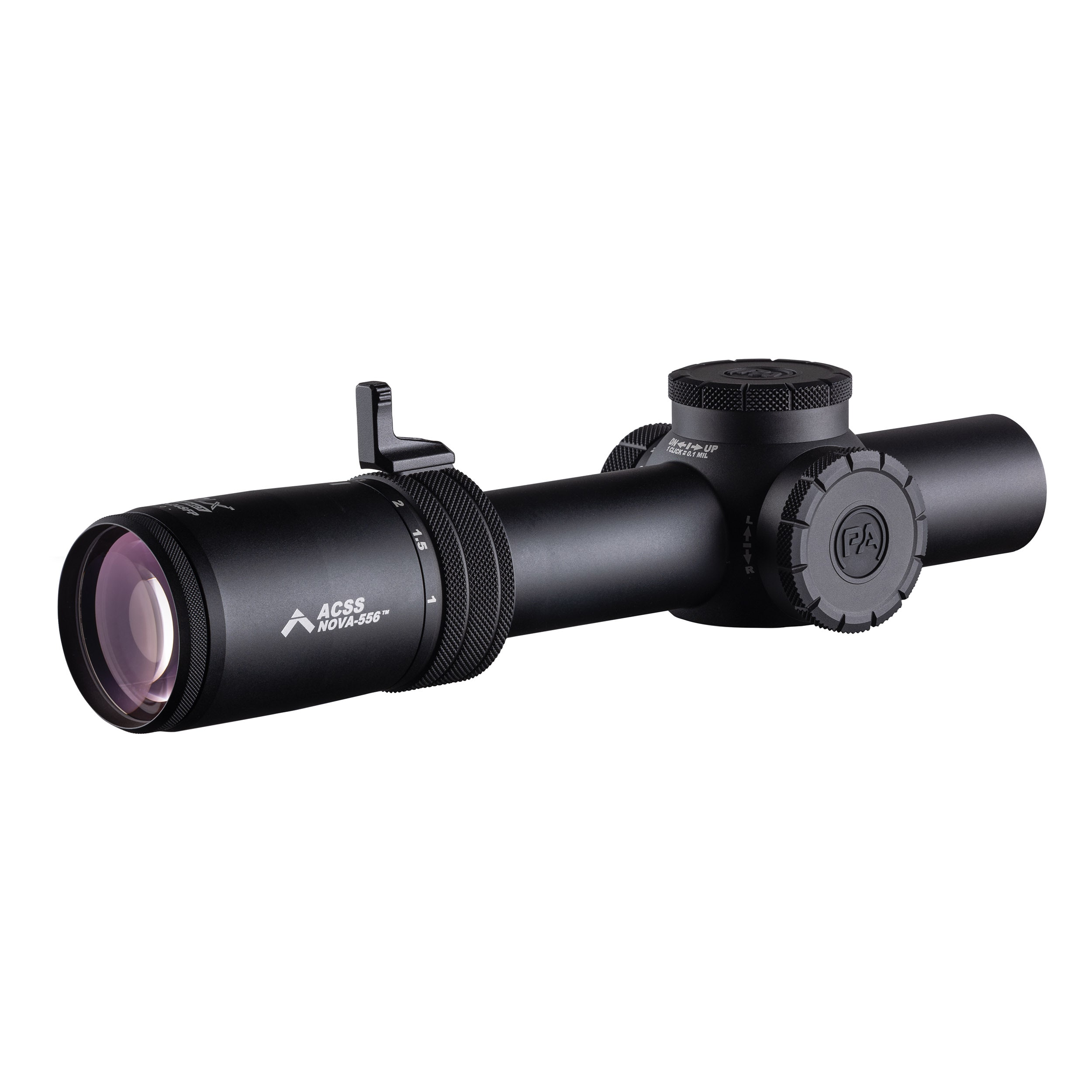 Luneta celownicza Primary Arms Compact PLx 1-8x24 SFP Illuminated ACSS Nova 5,56/.308 Fiber Wire Reticle