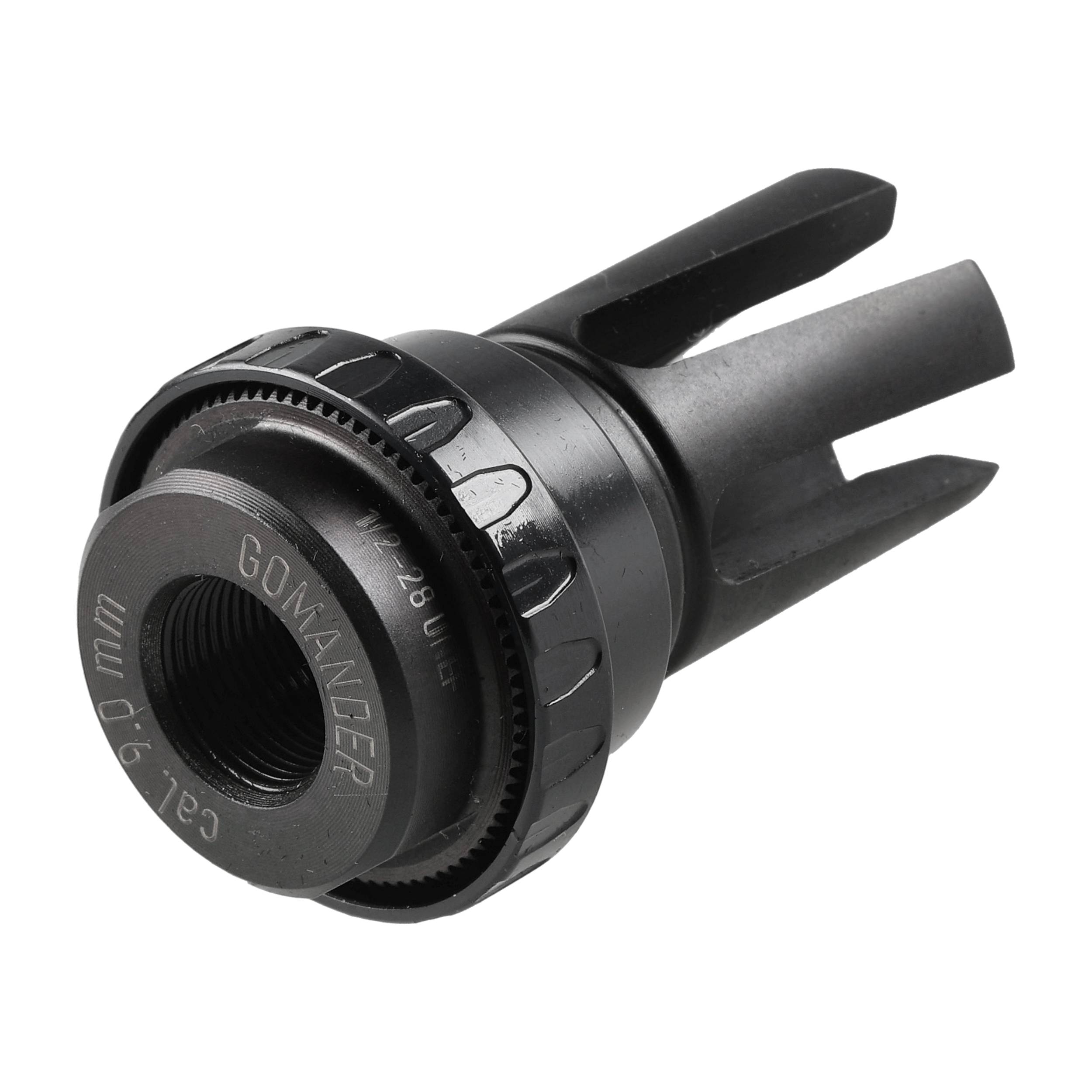 Tłumik płomienia Gomander Quadron S 9 mm 1/2-28 UNEF - Black