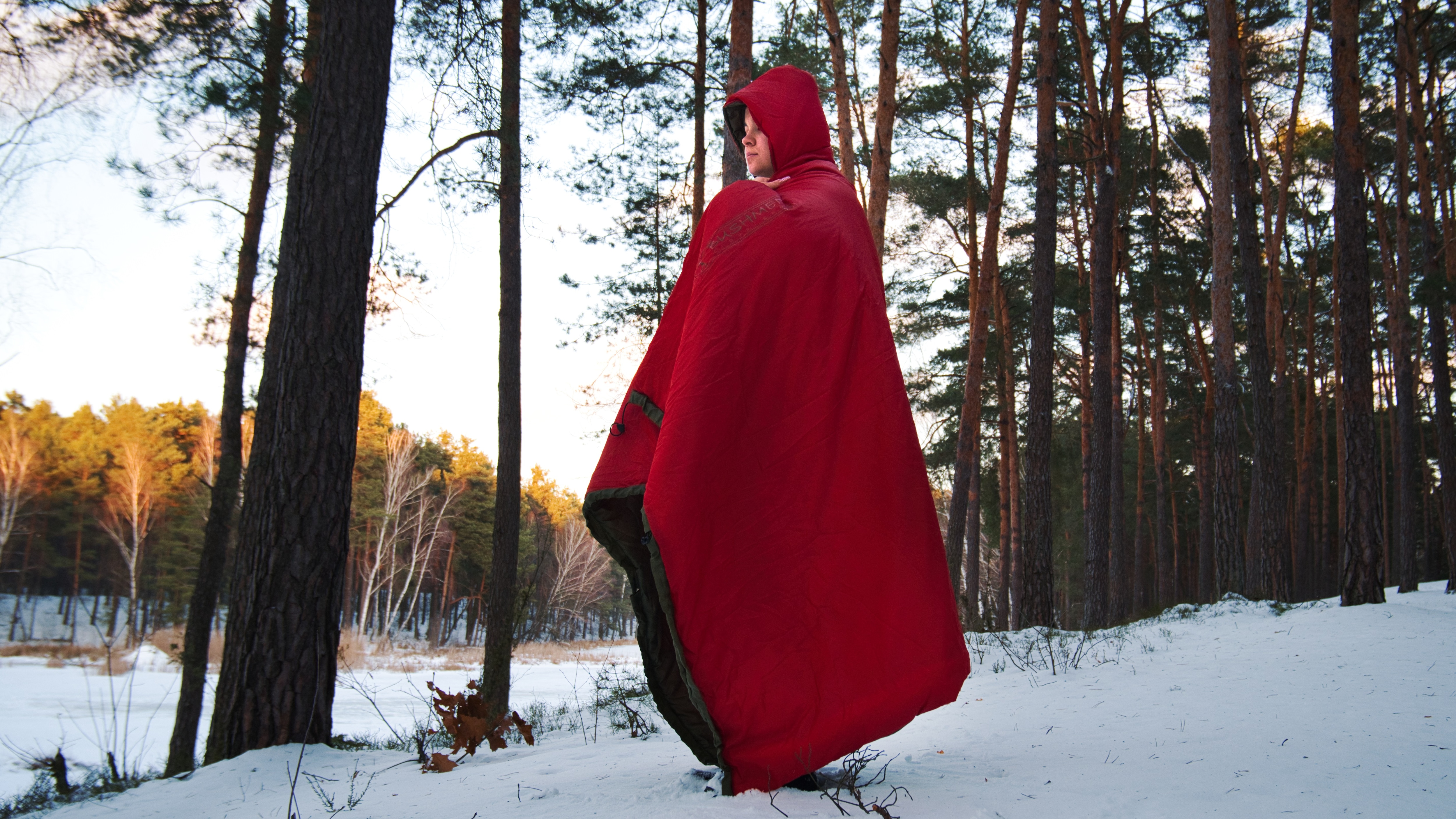 Підкладка для гамака Bushmen Easy Under Quilt 220 x 130 - Olive/Scarlet