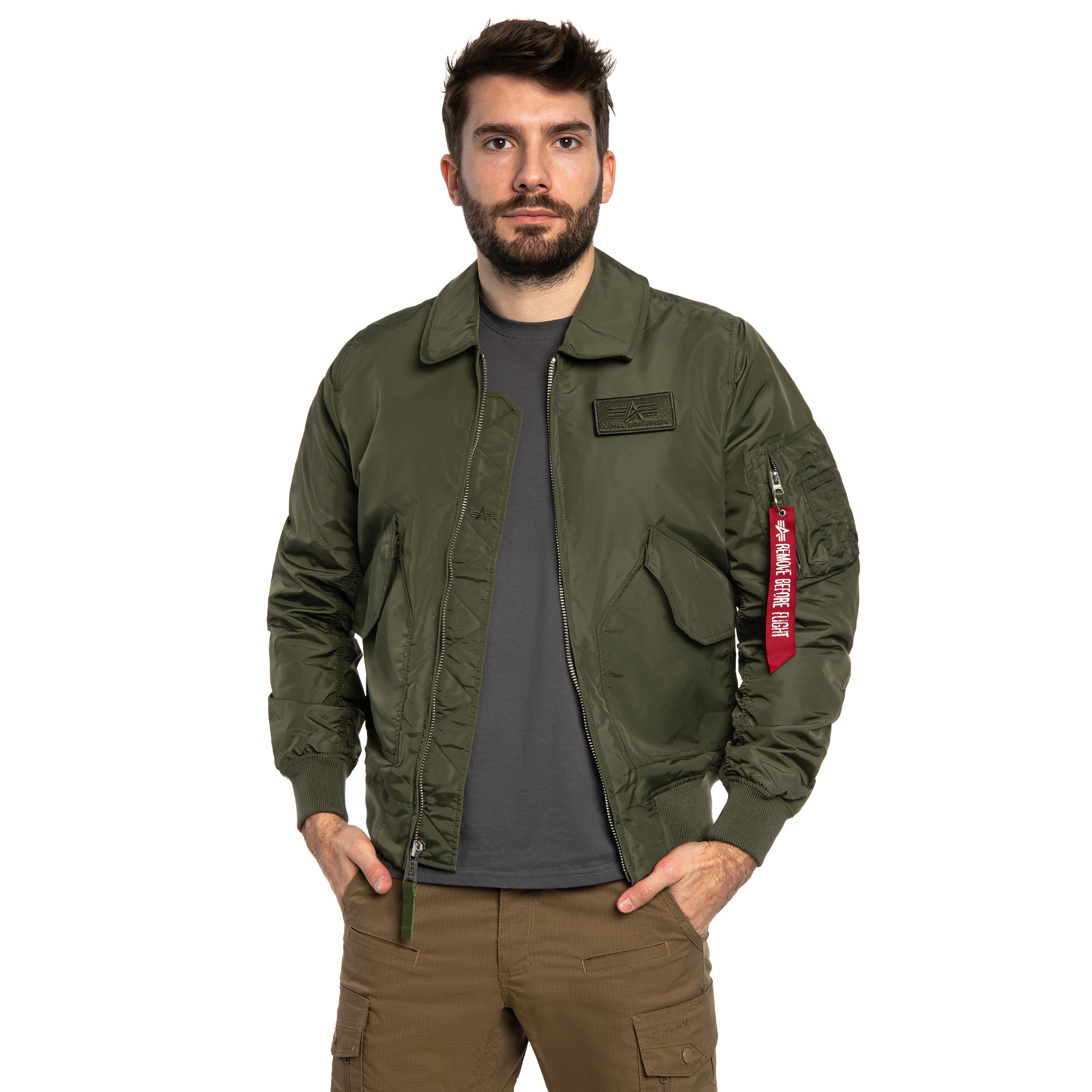 Kurtka Alpha Industries CWU 36P TT Light - Dark Olive