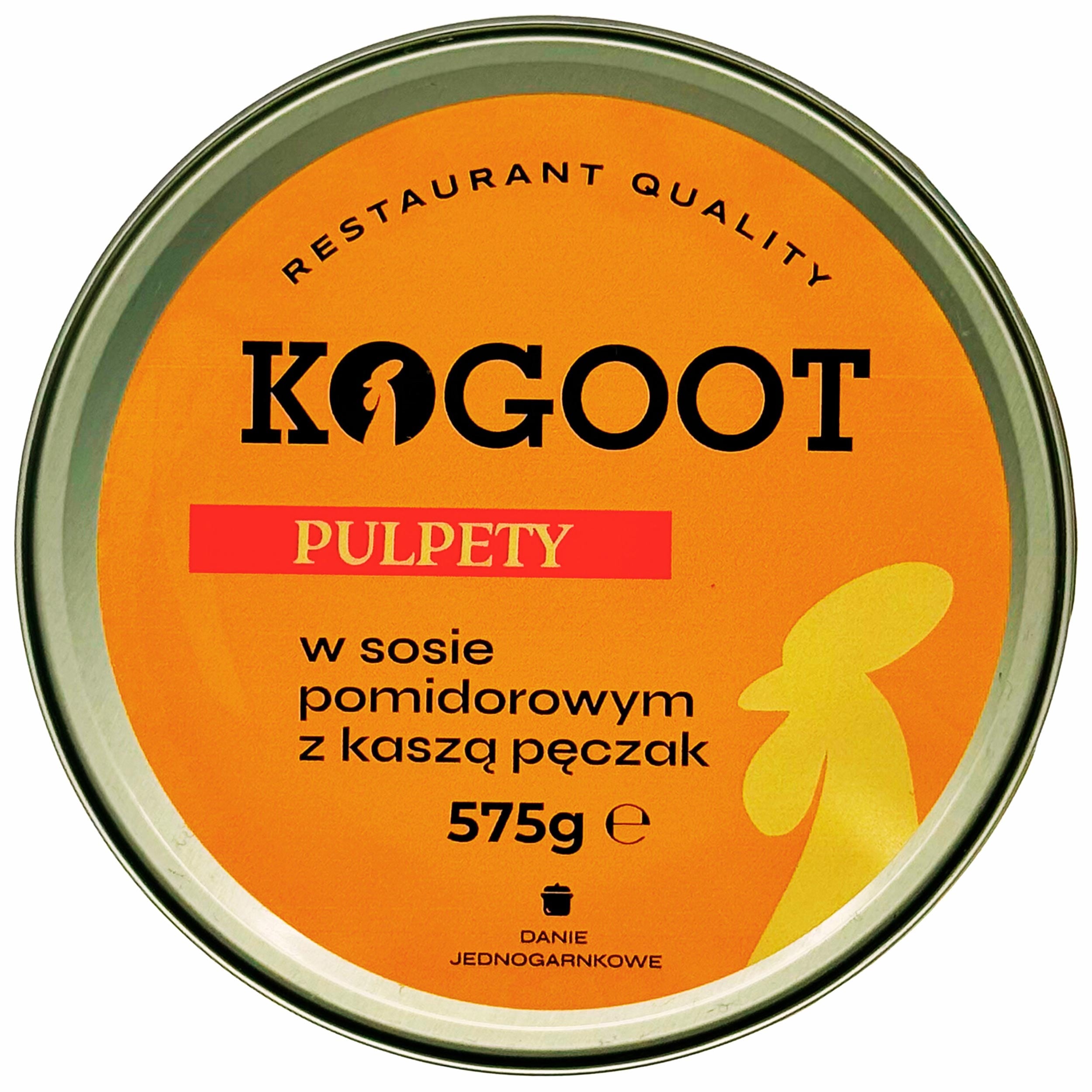 Żywność konserwowana Kogoot - Pulpety w sosie pomidorowym z kaszą pęczak 575 g - 2 szt.