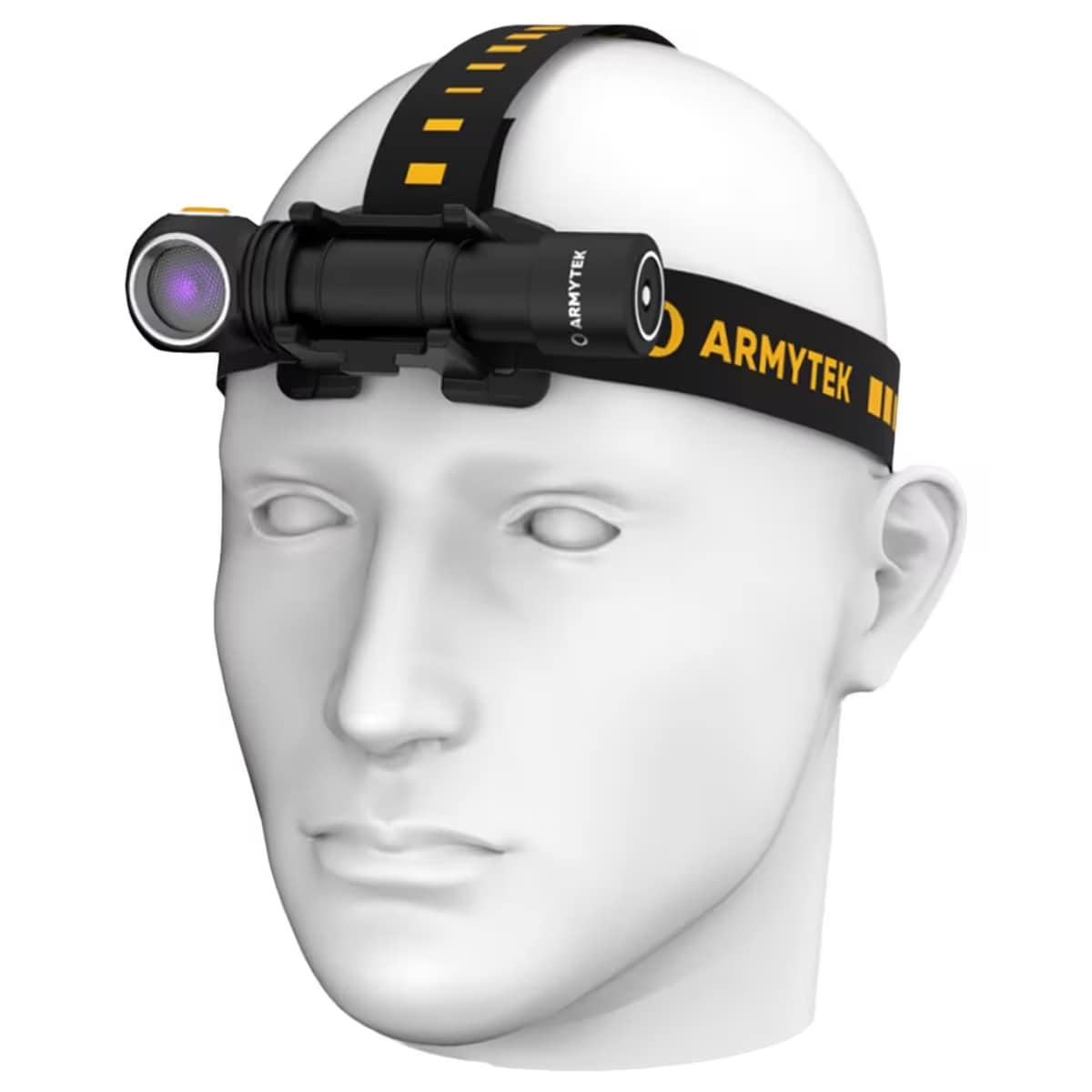 Налобний кутовий ліхтарик Armytek Wizard C2 Wizard WUV Magnet USB White PCB - 1100 люменів