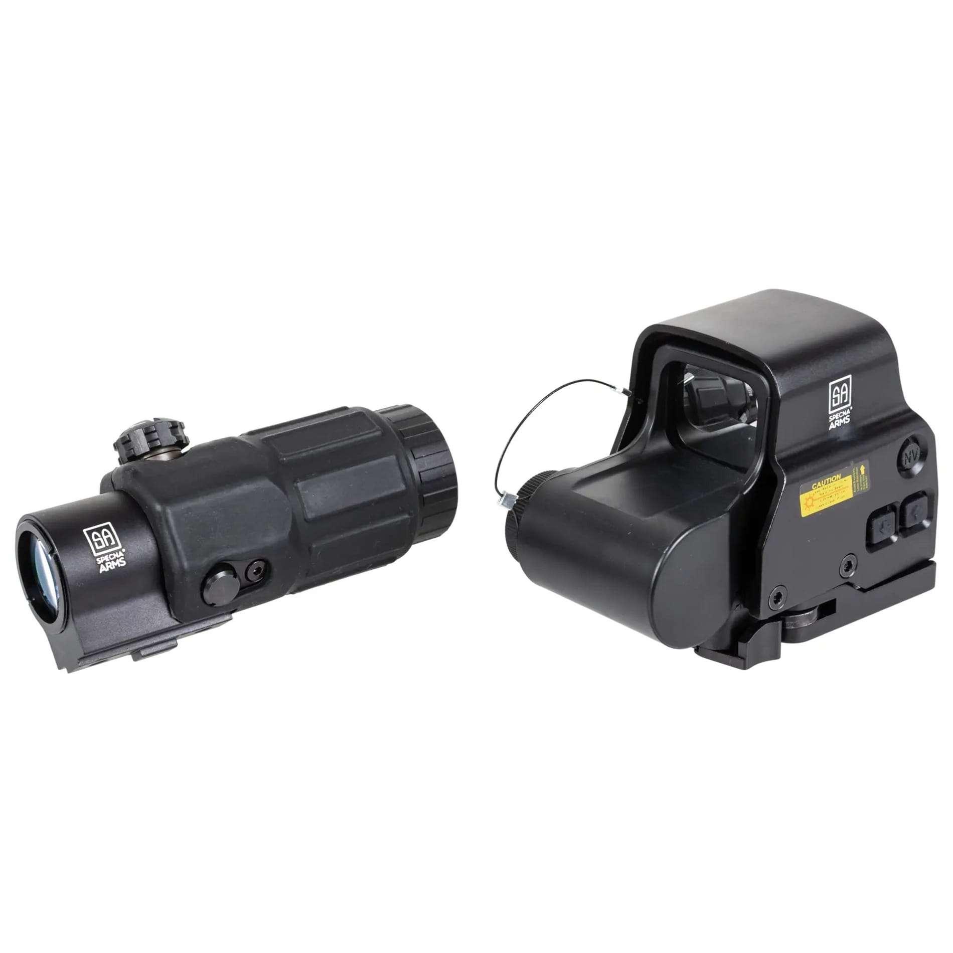 Коліматор Specna Arms CORE Holo V2 + Приціл типу magnifier CORE 3x22 з кріпленням QD