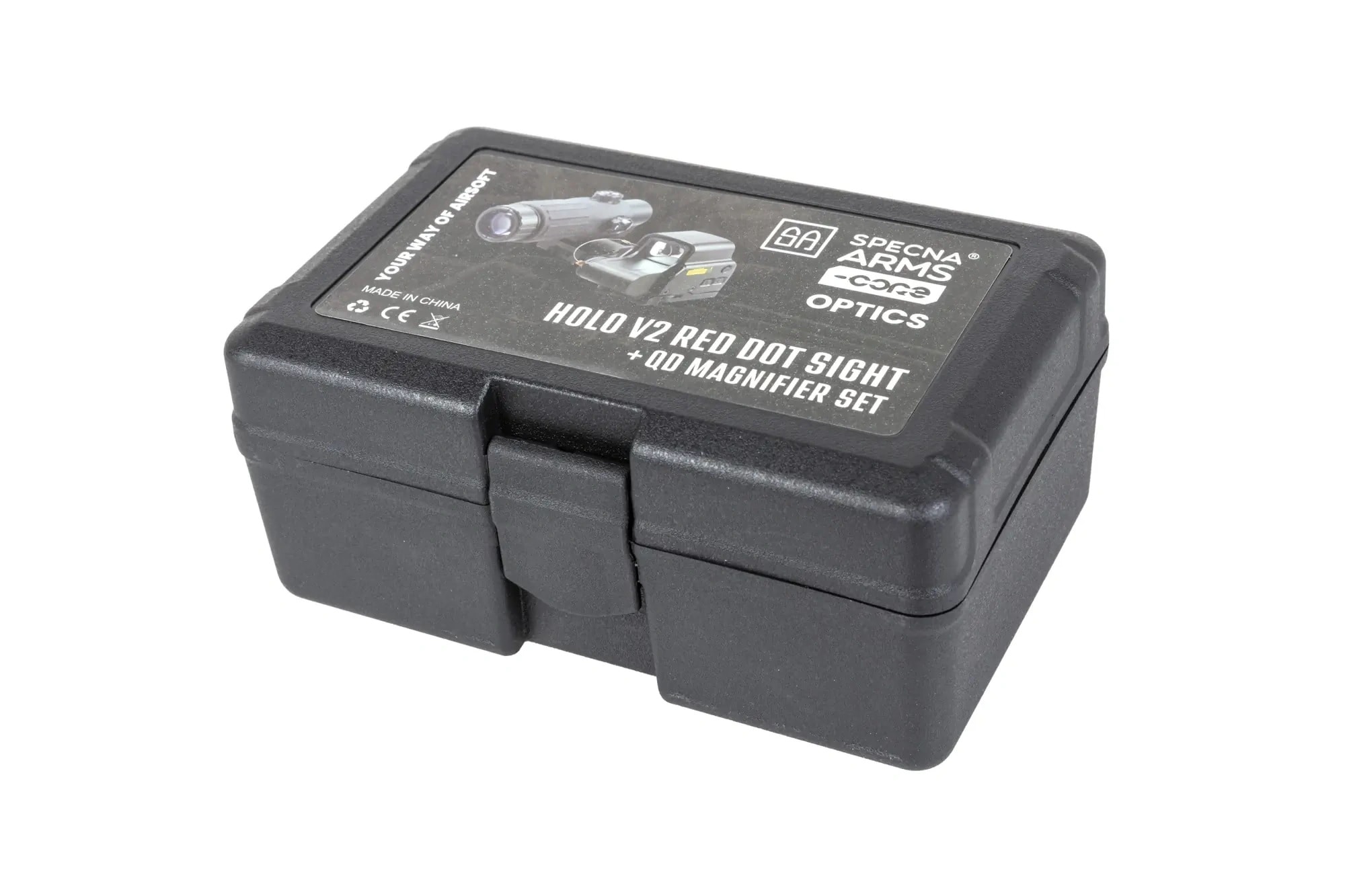 Коліматор Specna Arms CORE Holo V2 + Приціл типу magnifier CORE 3x22 з кріпленням QD