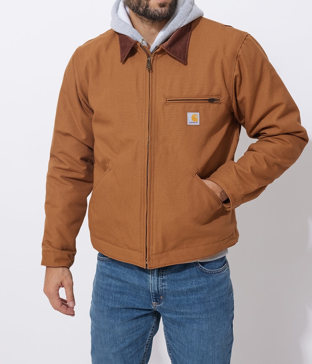 Kurtka Carhartt Iconic J01 Duck Detroit Jacket - Brown