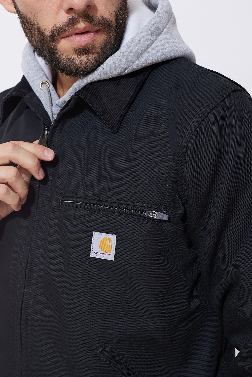 Куртка Carhartt Iconic J01 Duck Detroit Jacket - Black