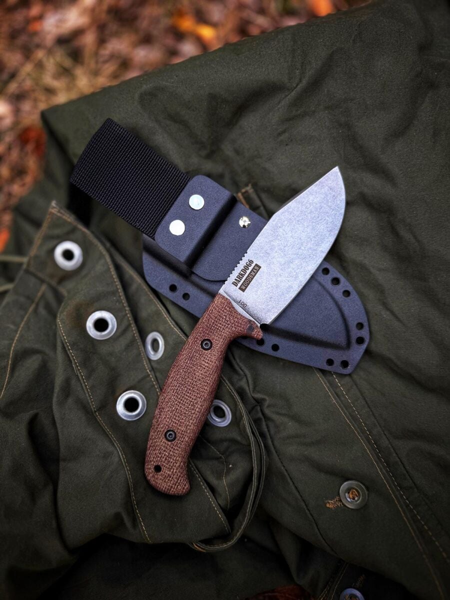 Ніж LKW Woodsman By DARKdog6 Set - Brown Micarta