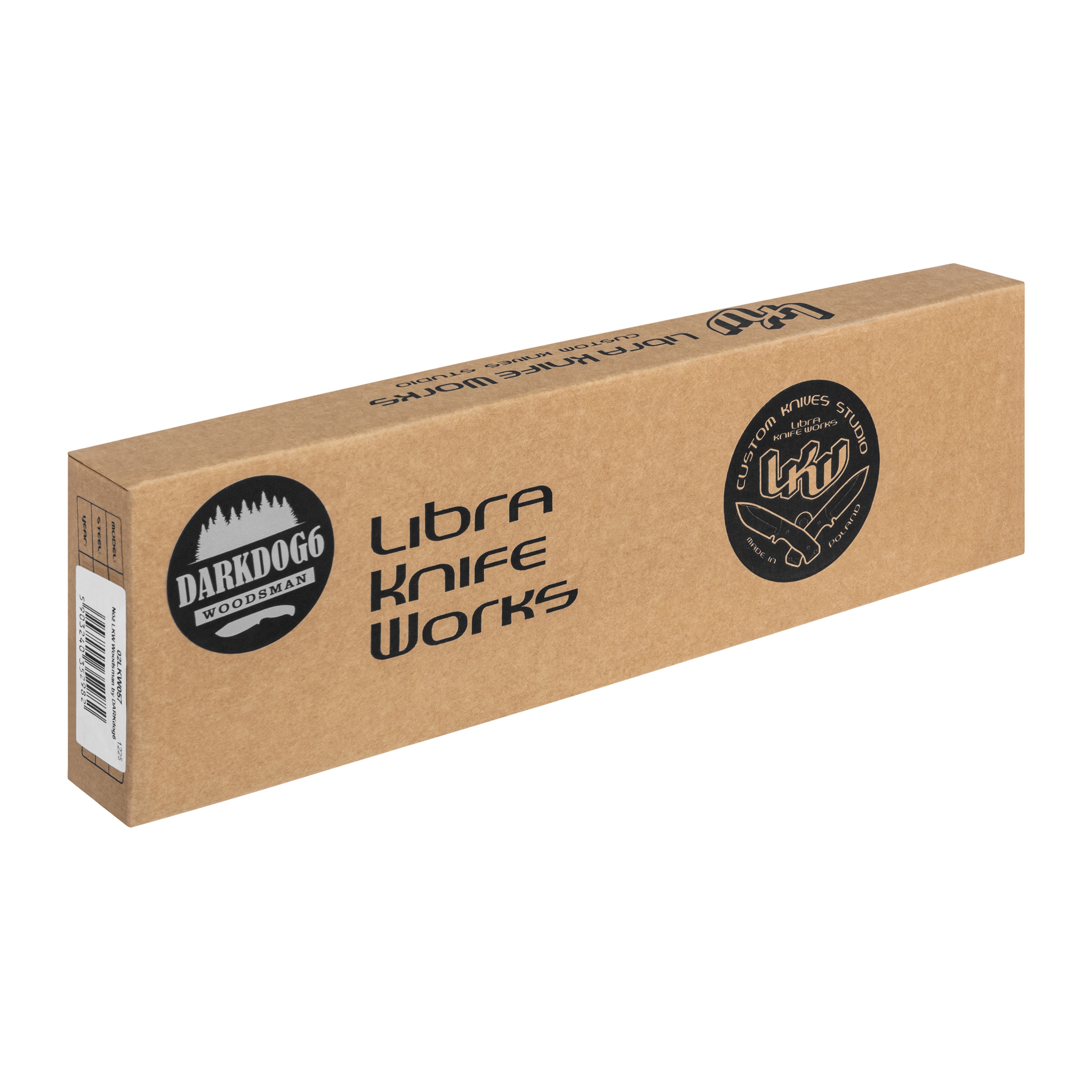 Nóż LKW Woodsman By DARKdog6 Set - Brown Micarta