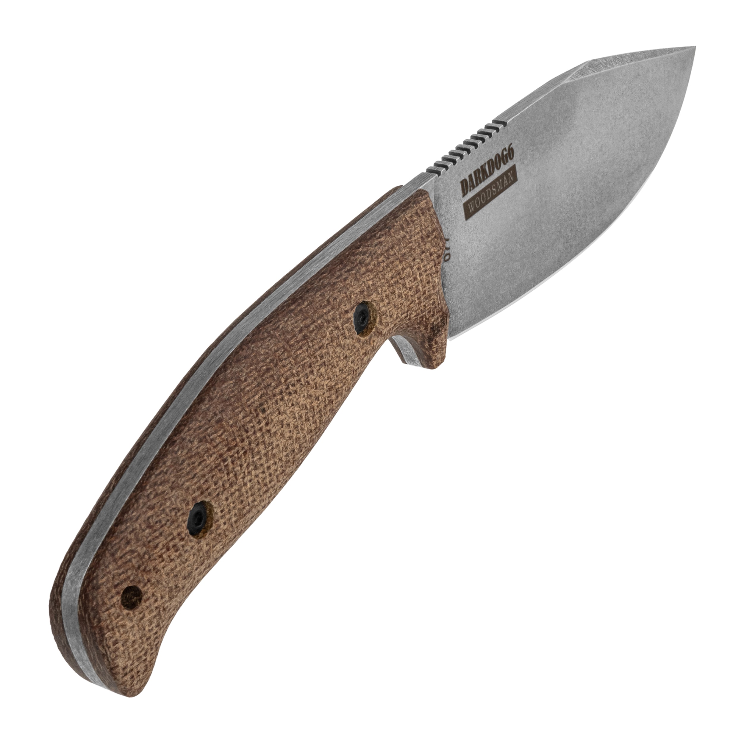 Nóż LKW Woodsman By DARKdog6 Set - Brown Micarta