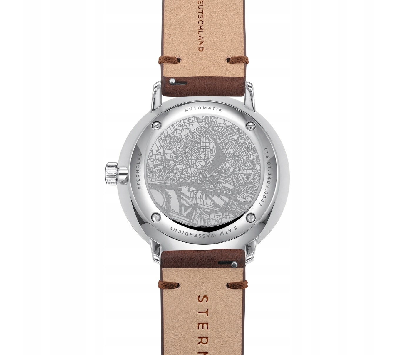 Zegarek Sternglas Hamburg Automatic - Silver