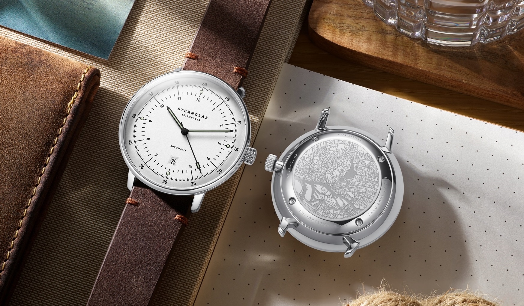 Zegarek Sternglas Hamburg Automatic - Silver